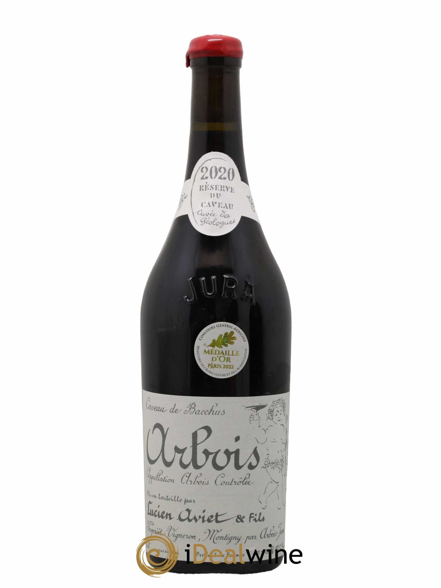 Arbois Trousseau Marne Rouge Cuvée des Géologues Lucien Aviet (Domaine) 2020 - Posten von 1 Flasche - 0