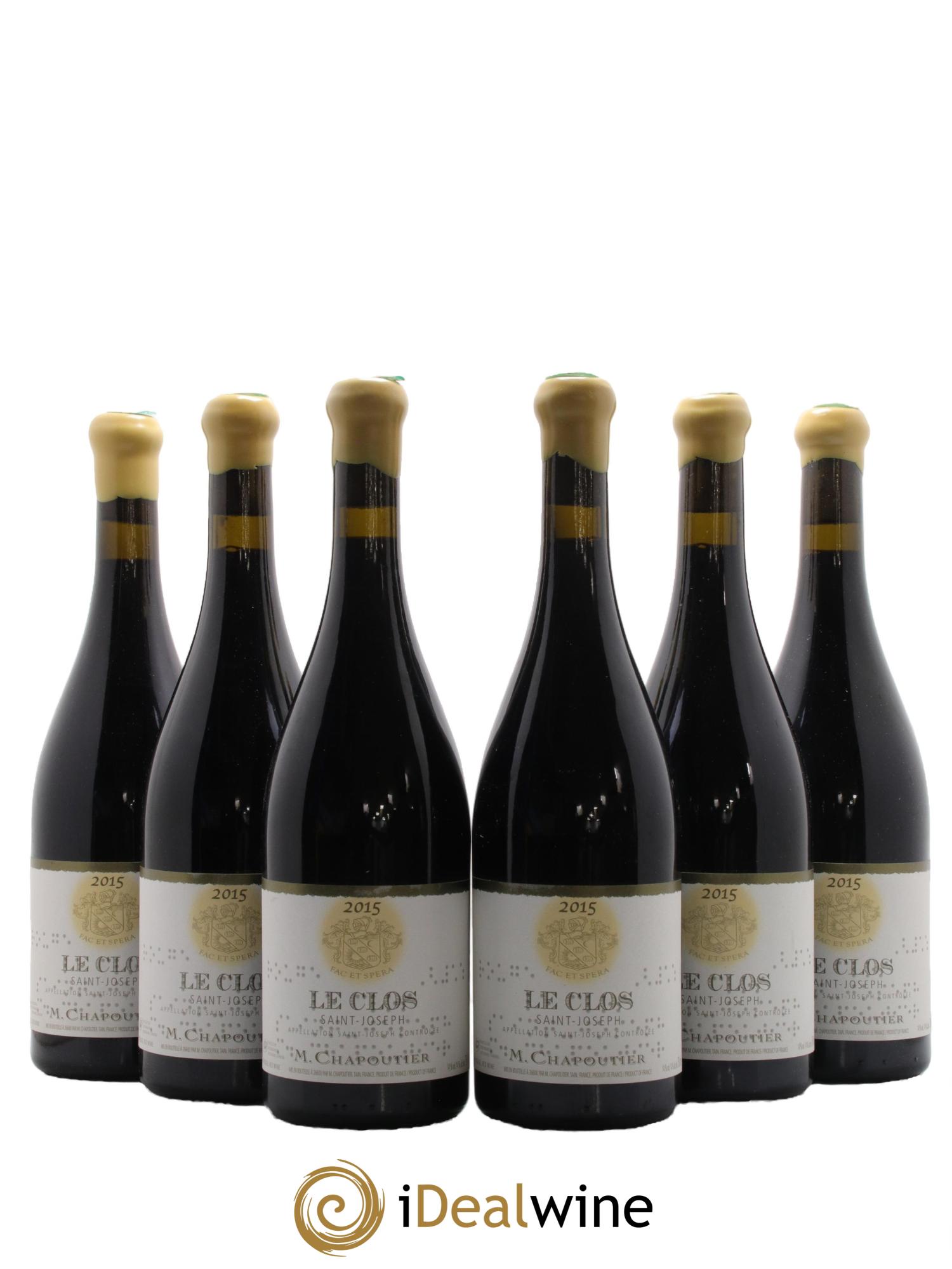 Saint-Joseph Le Clos Chapoutier 2015 - Lot de 6 bouteilles - 0