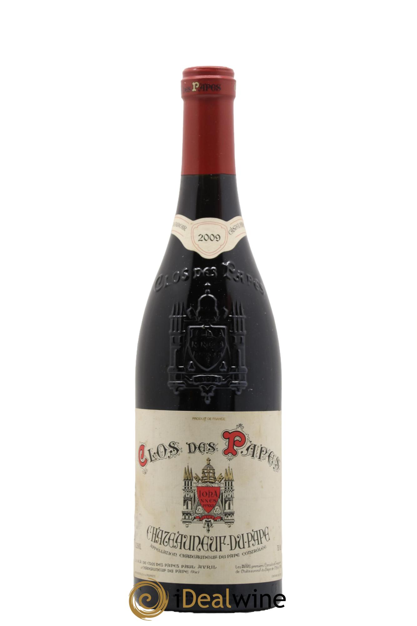 Châteauneuf-du-Pape Clos des Papes - Paul Avril 2009 - Lot de 1 bouteille - 0