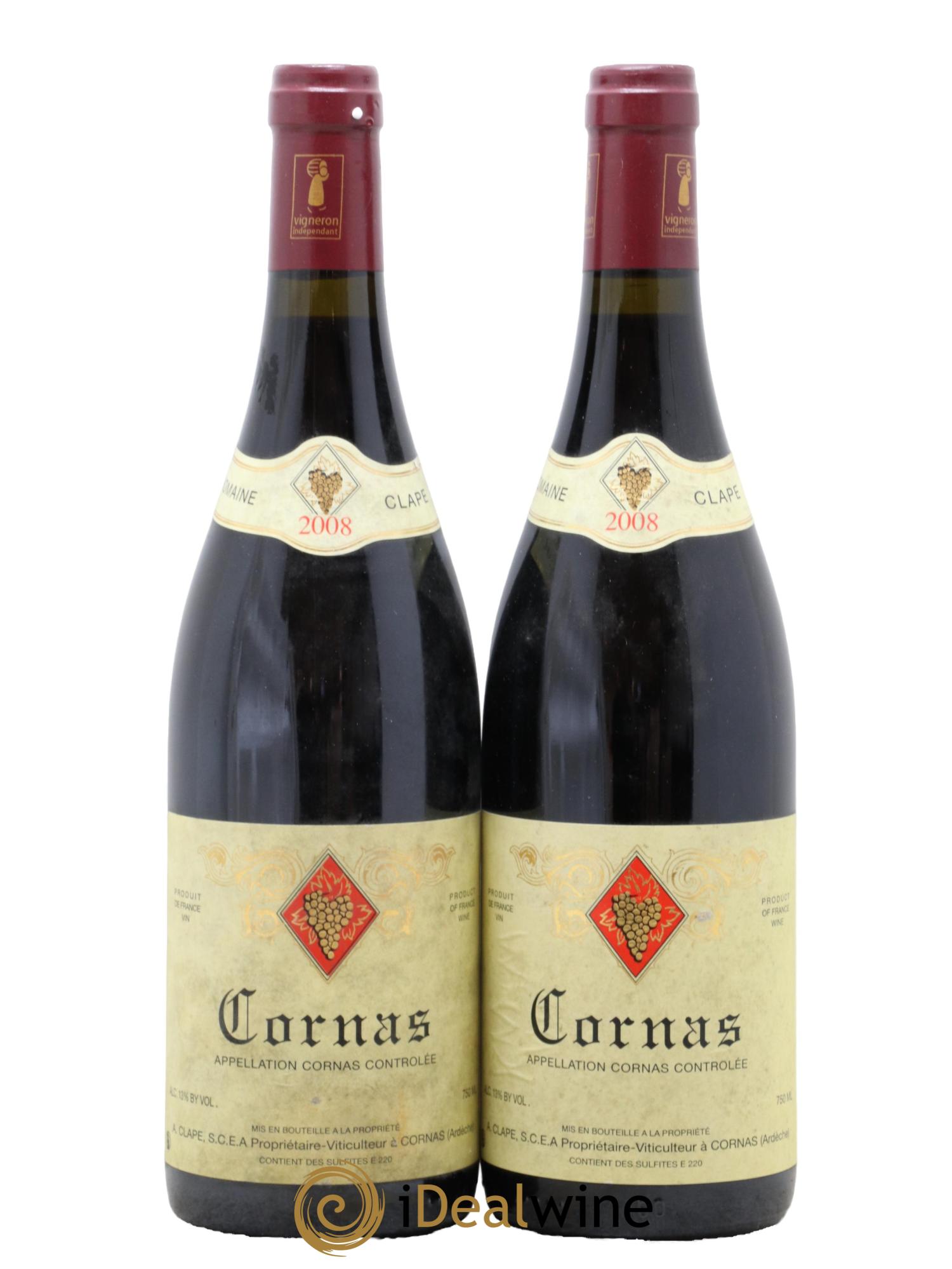 Cornas Auguste Clape 2008 - Lot de 2 bouteilles - 0