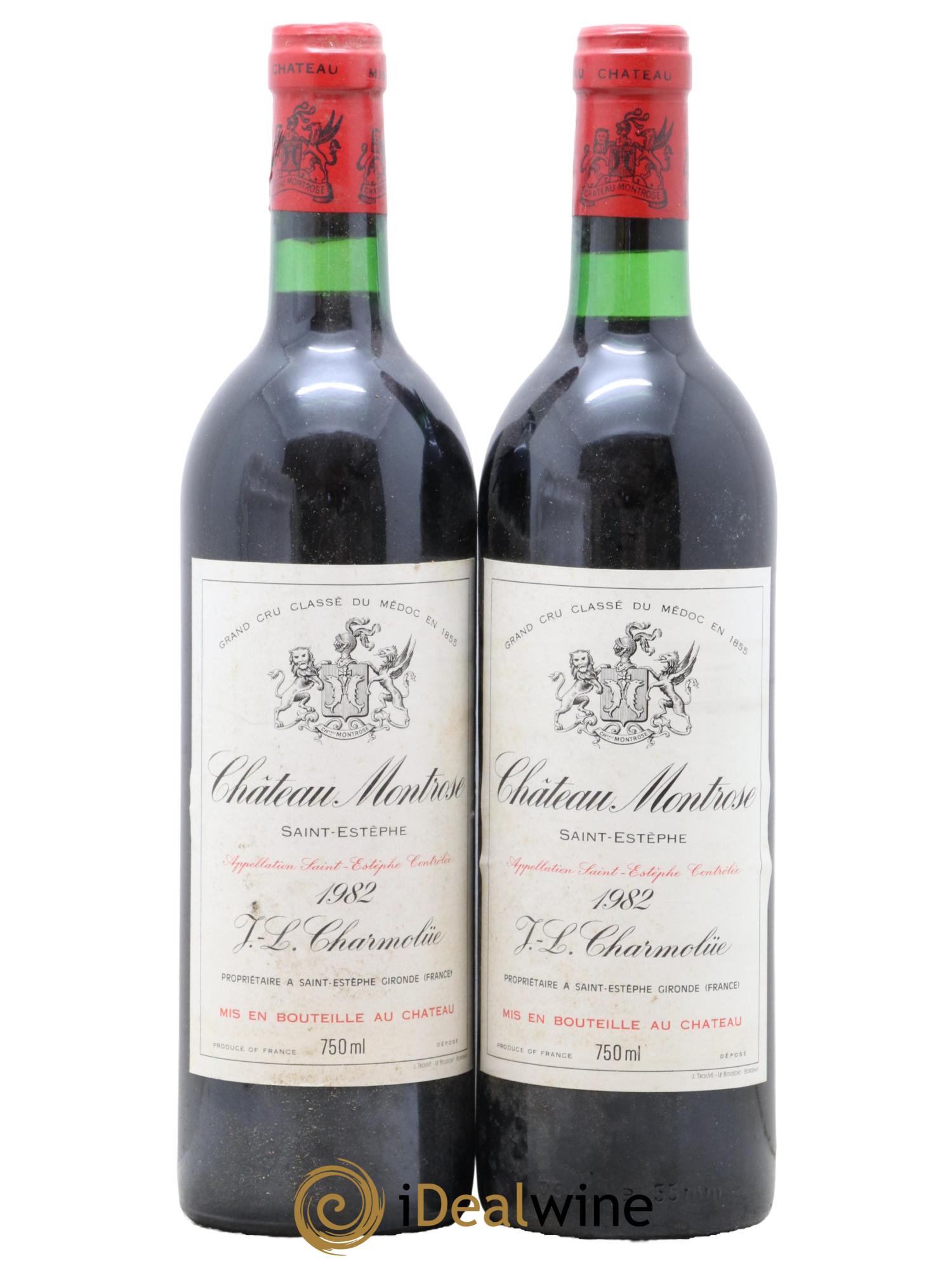 Château Montrose 2ème Grand Cru Classé  1982 - Lotto di 2 bottiglie - 0