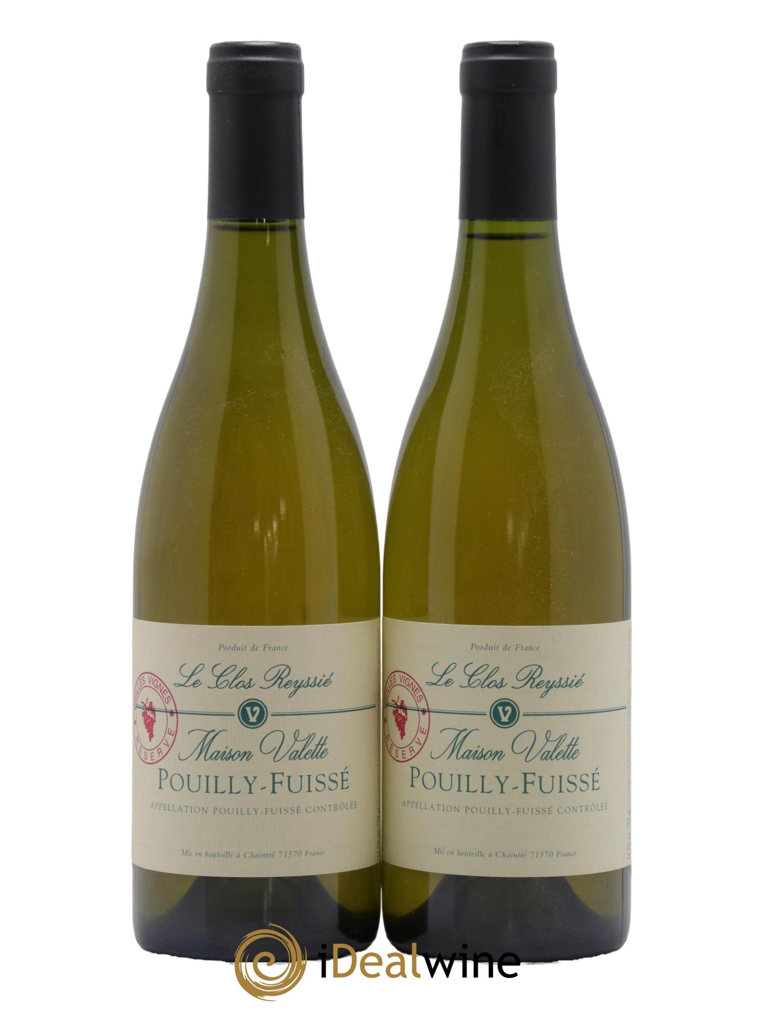 Pouilly-Fuissé Clos Reyssié Valette (Domaine) Vieilles Vignes - Lot de 2 bouteilles - 0