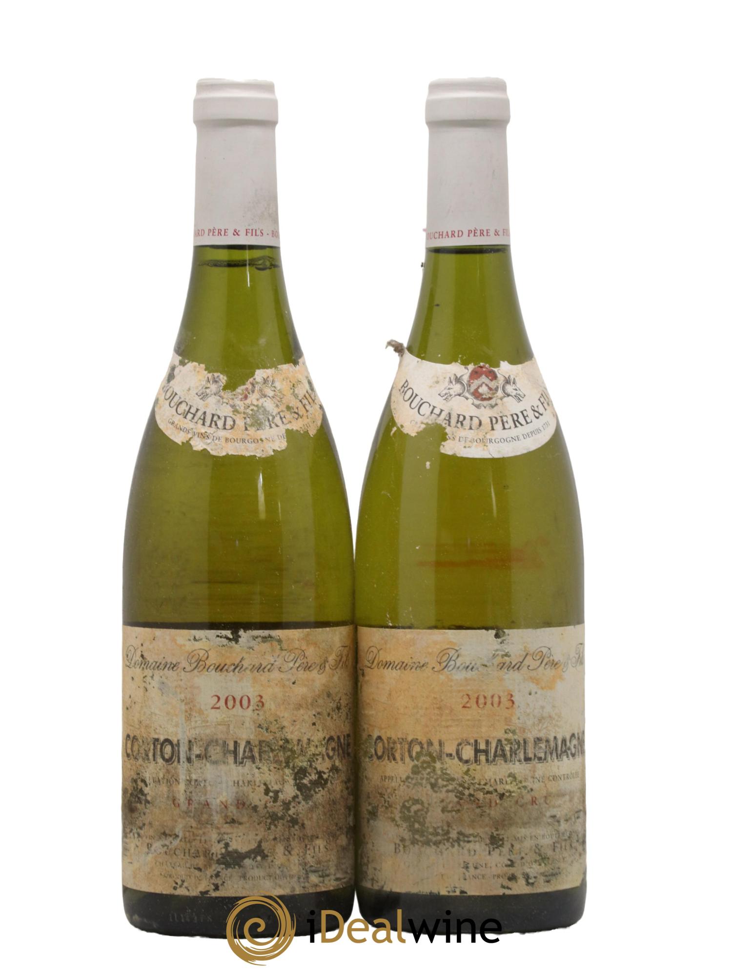 Corton-Charlemagne Bouchard Père & Fils 2003 - Lot de 2 bouteilles - 0