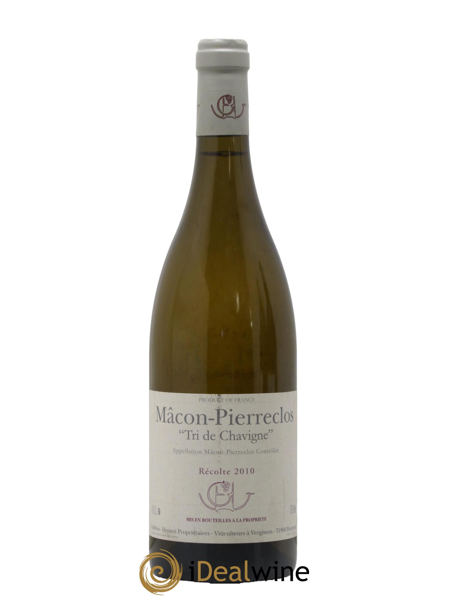 Mâcon-Pierreclos Tri de Chavigne Guffens-Heynen 2010 - Lot of 1 bottle - 0