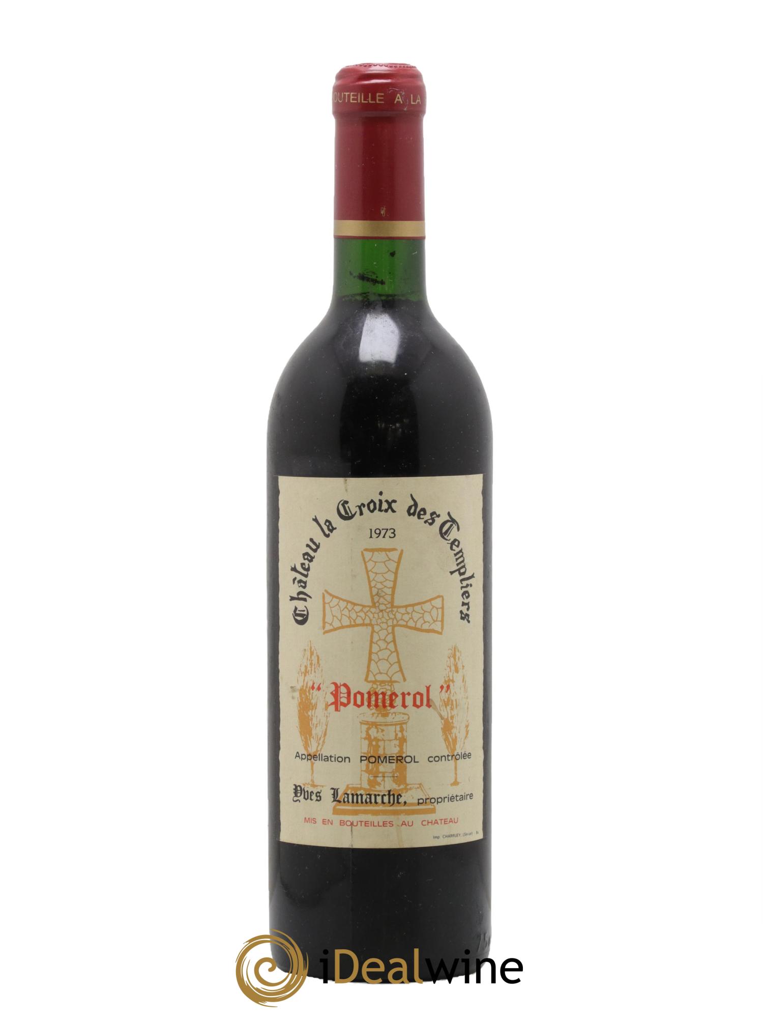 Pomerol Château La Croix Des Templiers 1973 - Lot de 1 bouteille - 0