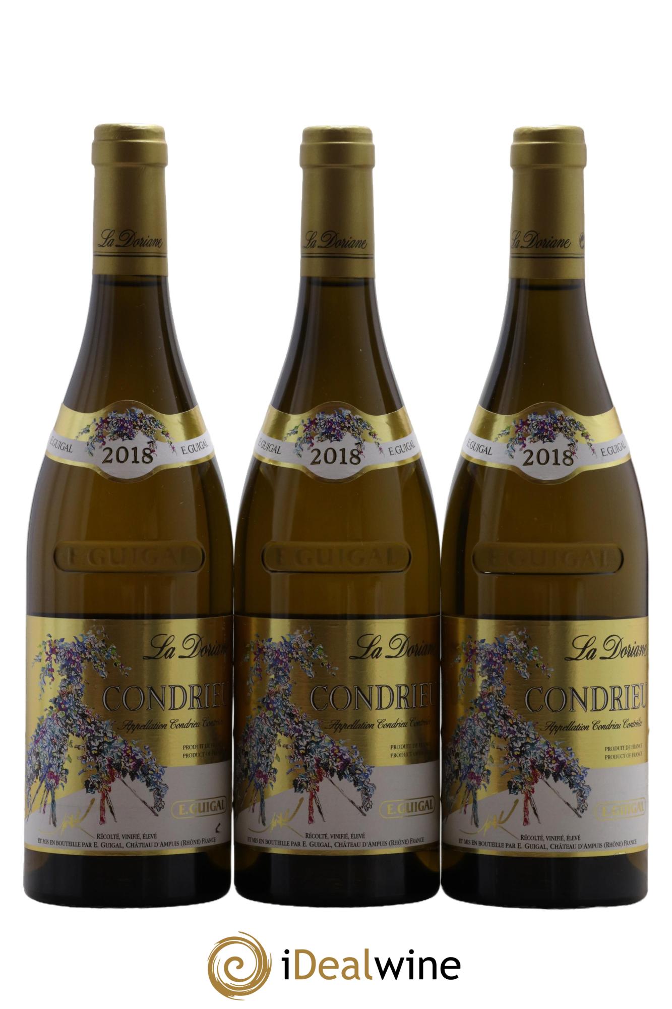 Condrieu La Doriane Guigal 2018 - Lot of 3 bottles - 0