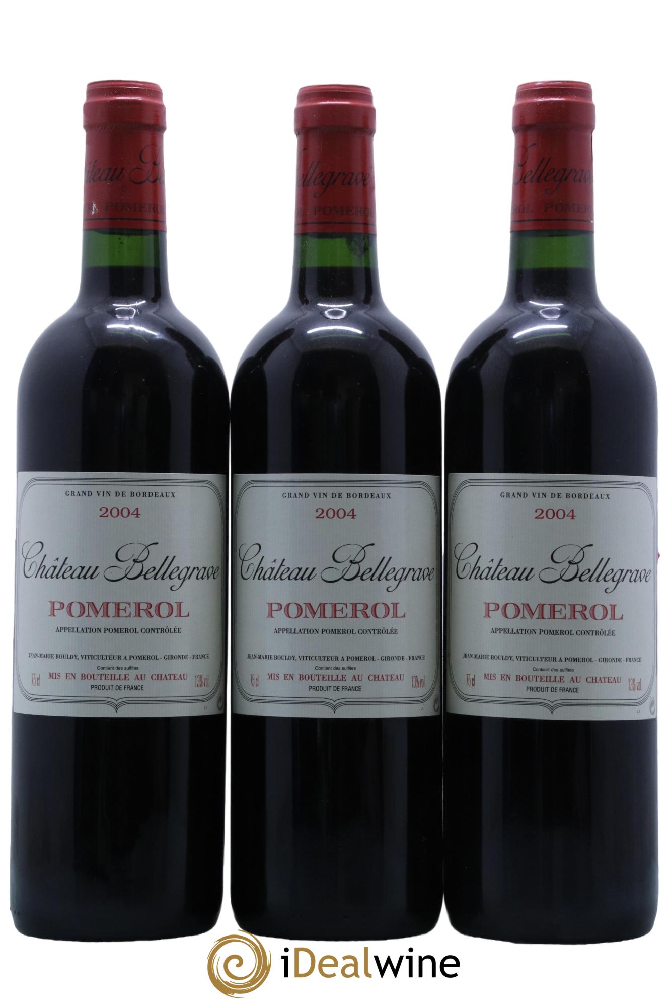 Château Bellegrave  2004 - Lot of 12 bottles - 1