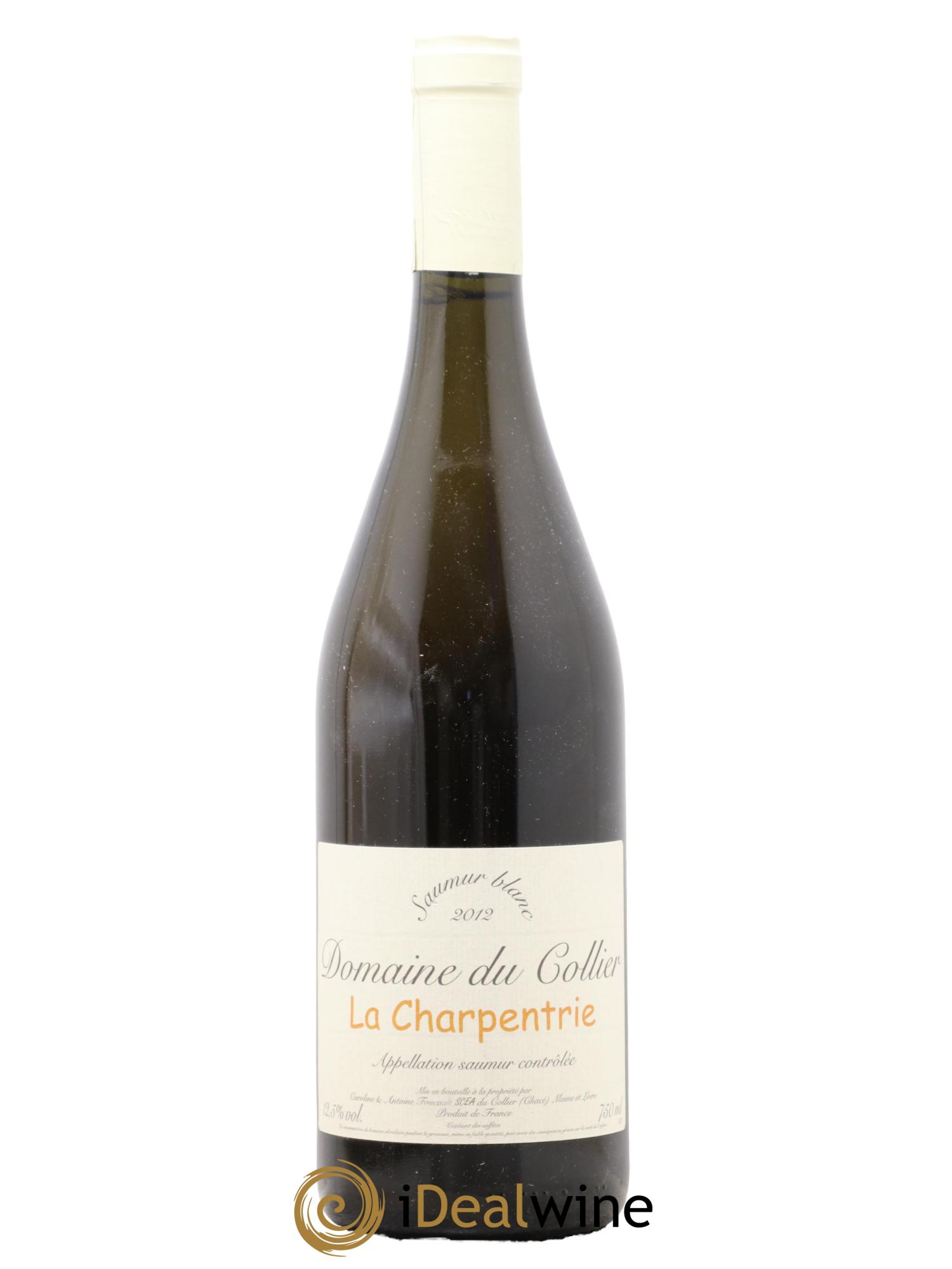 Saumur La Charpentrie Domaine du Collier 2012 - Lot de 1 bouteille - 0