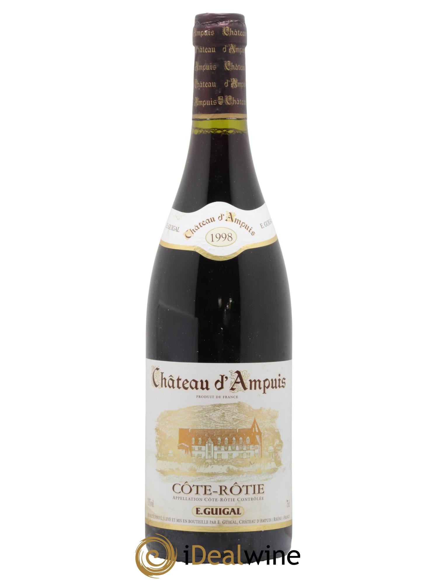 Côte-Rôtie Château d'Ampuis Guigal 1998 - Posten von 1 Flasche - 0