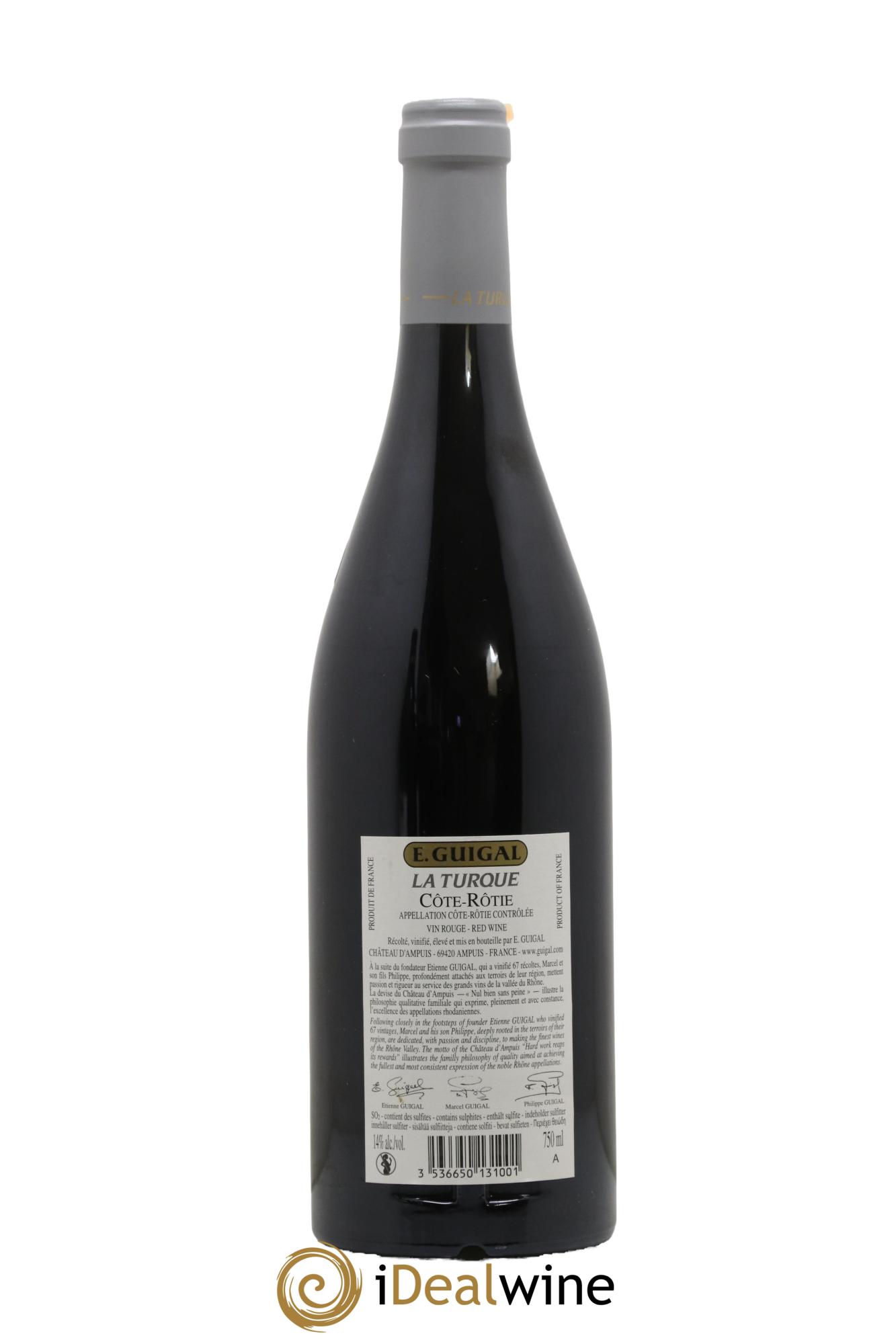 Côte-Rôtie La Turque Guigal 2015 - Posten von 1 Flasche - 1