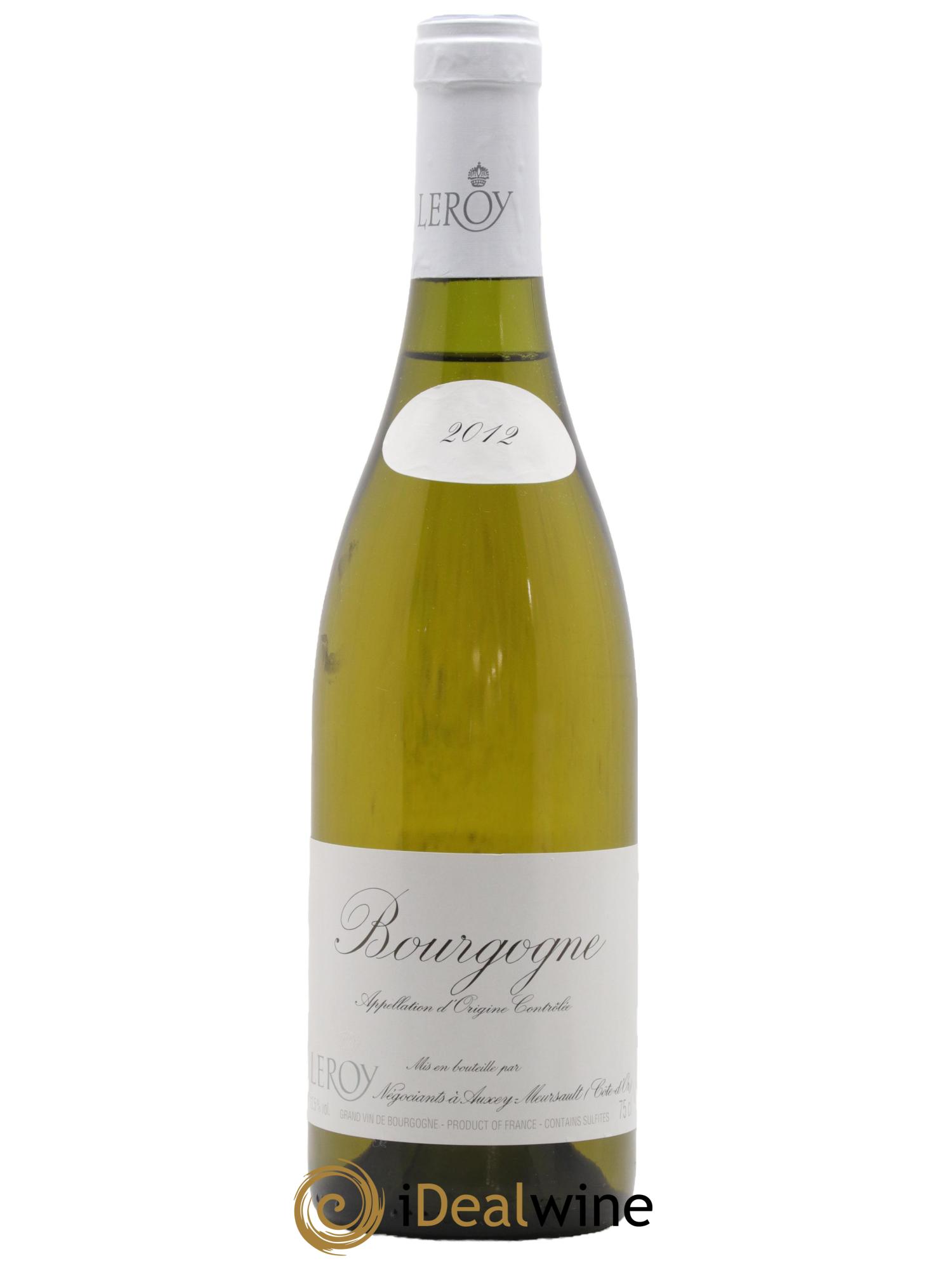 Bourgogne Leroy SA 2012 - Lot de 1 bouteille - 0