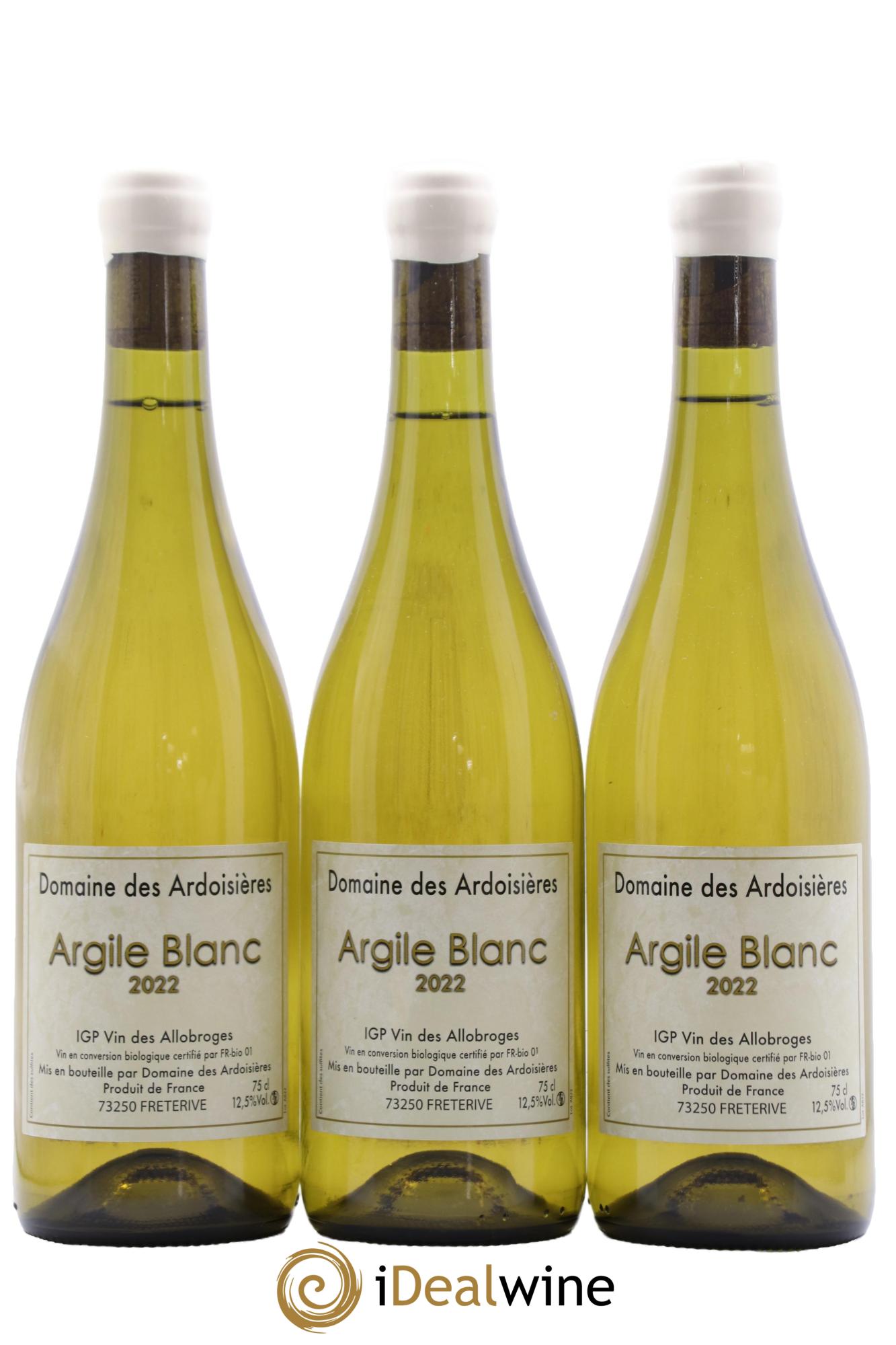 IGP Vin des Allobroges -Saint-Pierre-de-Soucy Argile Ardoisières (Domaine des)  2022 - Lot de 3 bouteilles - 0