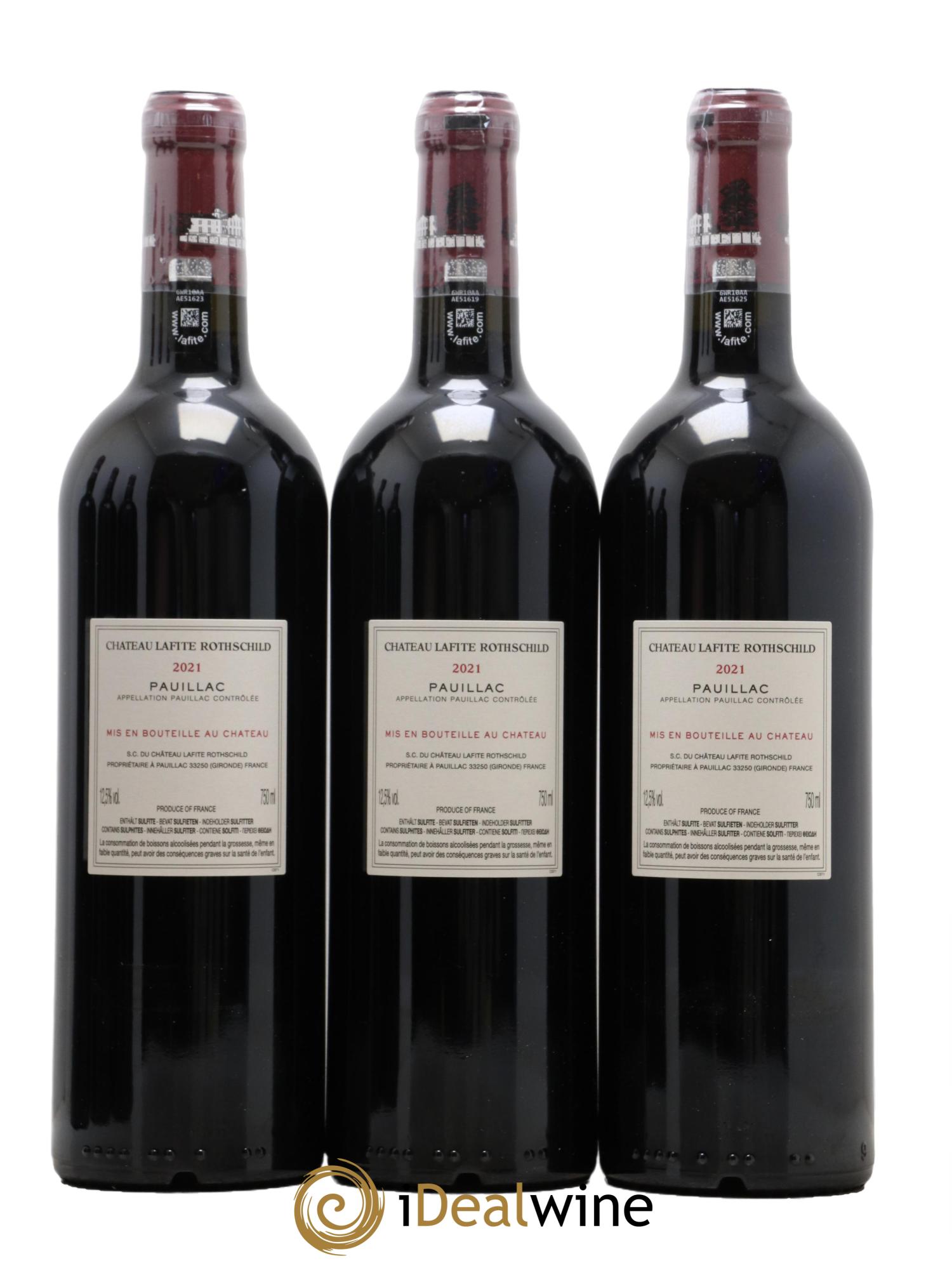 Château Lafite Rothschild 1er Grand Cru Classé 2021 - Posten von 6 Flaschen - 2