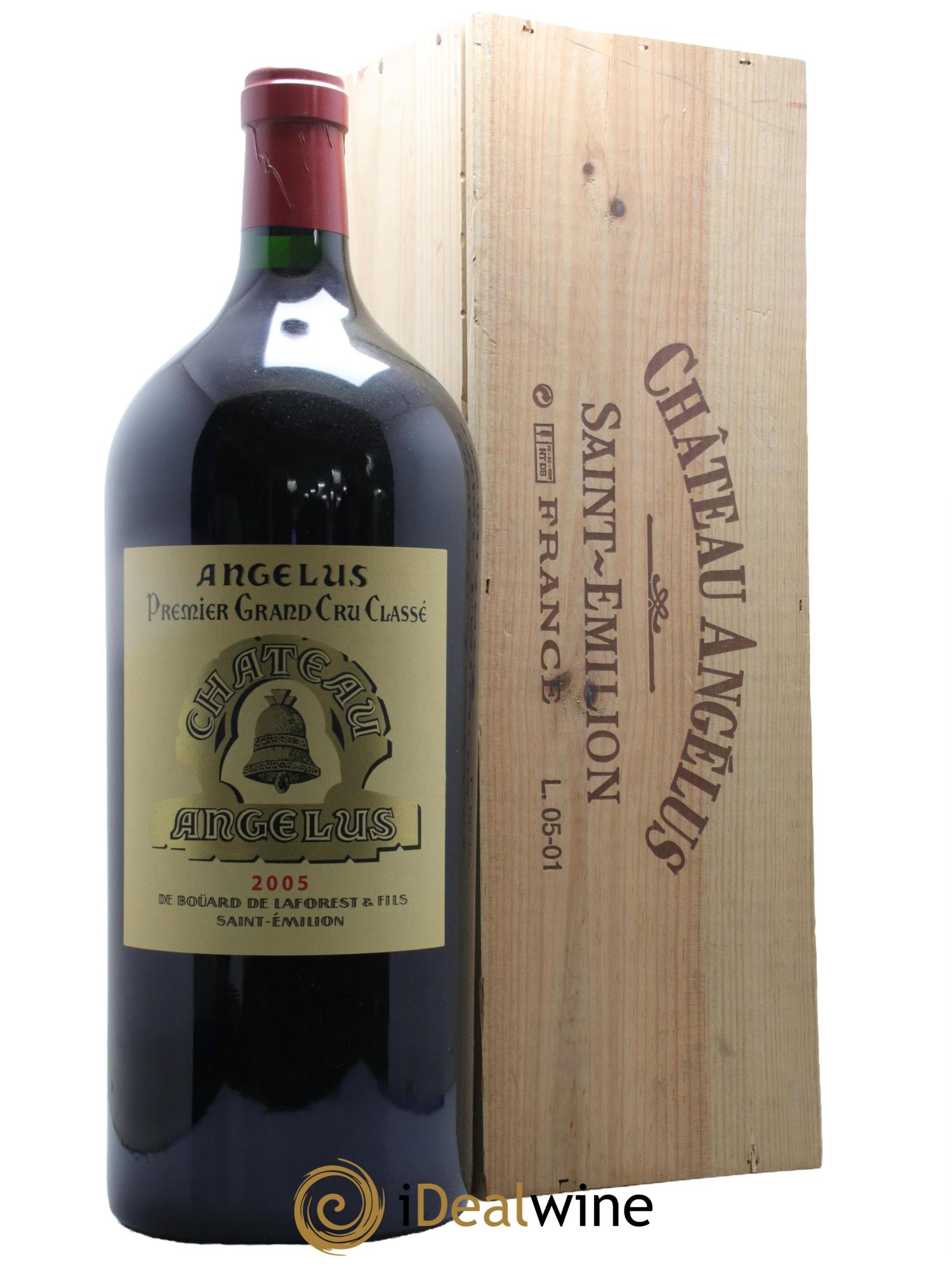 Château Angélus 1er Grand Cru Classé A 2005 - Lot de 1 impériale - 0