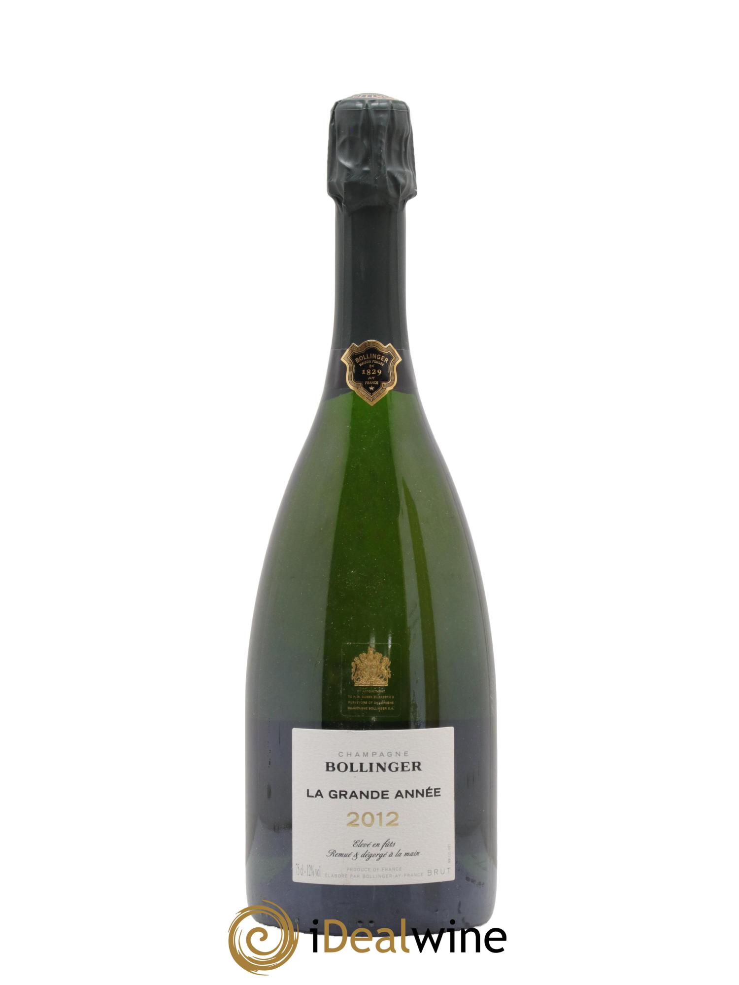 Grande Année Bollinger 2012 - Lot de 1 bouteille - 1