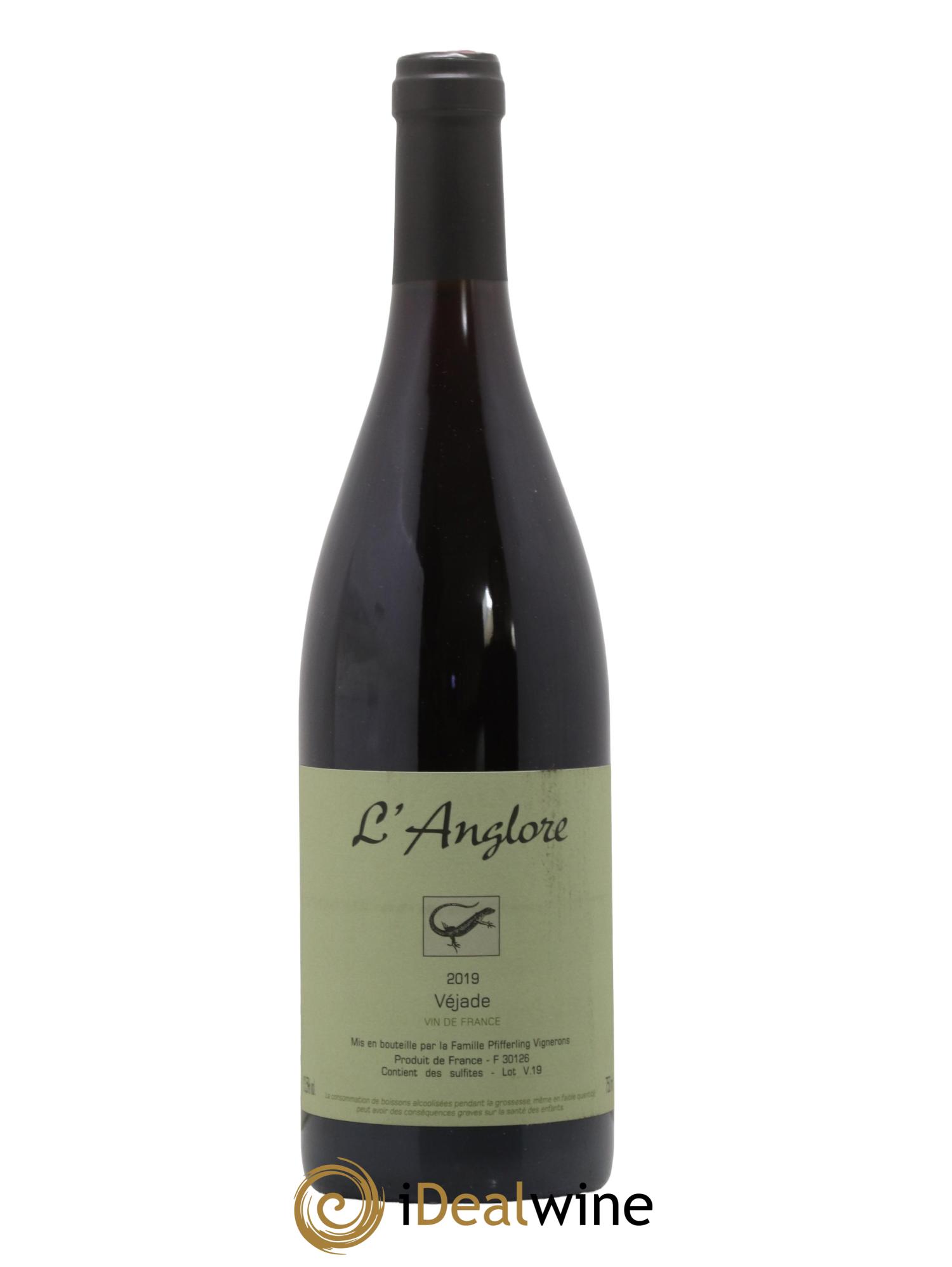 Vin de France Véjade L'Anglore 2019 - Lot de 1 bouteille - 0