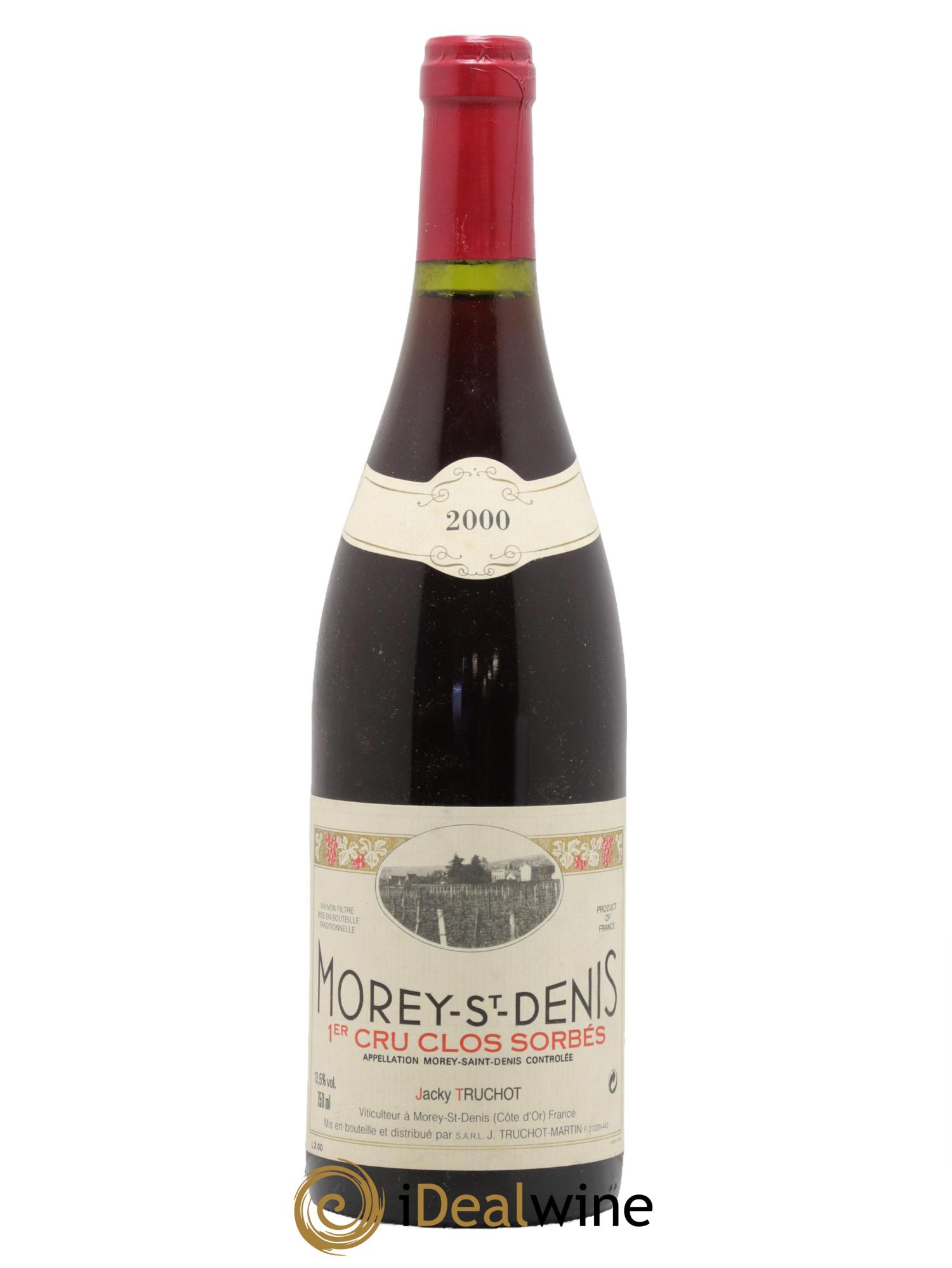 Morey Saint-Denis 1er Cru Clos Sorbés  Jacky Truchot 2000 - Lot of 1 bottle - 0