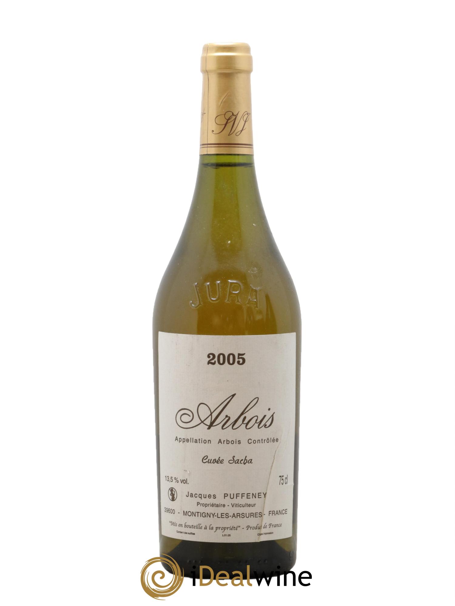 Arbois Cuvée Sacha Jacques Puffeney 2005 - Lot of 1 bottle - 0