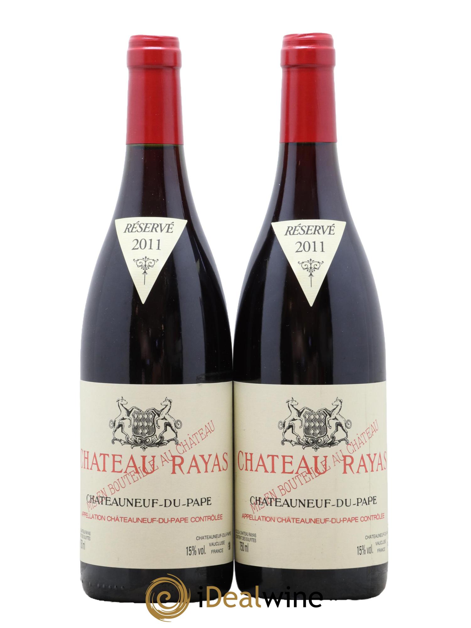 Châteauneuf-du-Pape Château Rayas Emmanuel Reynaud 2011 - Lot de 2 bouteilles - 0