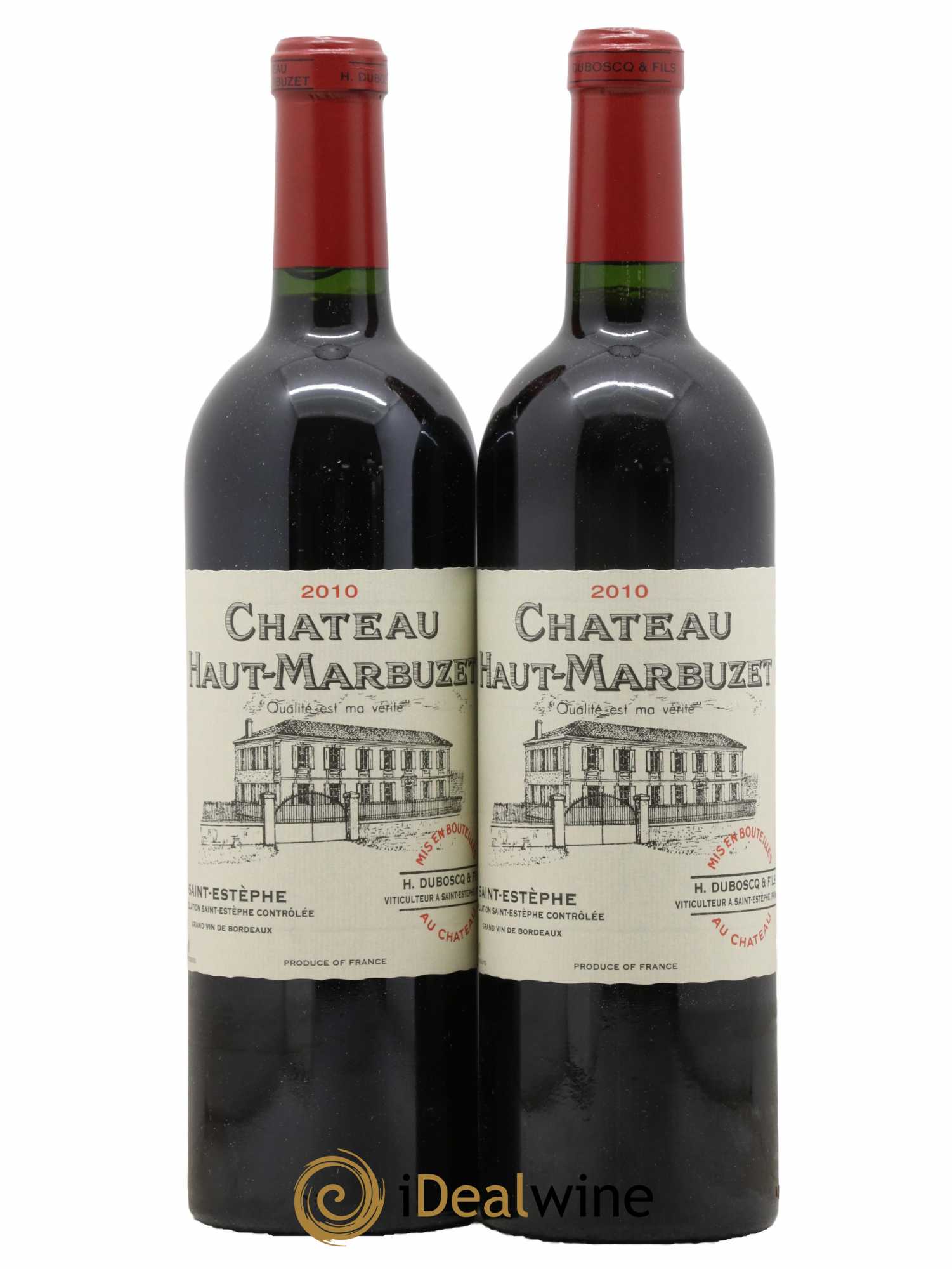 Château Haut Marbuzet  2010 - Lot de 2 bouteilles - 0