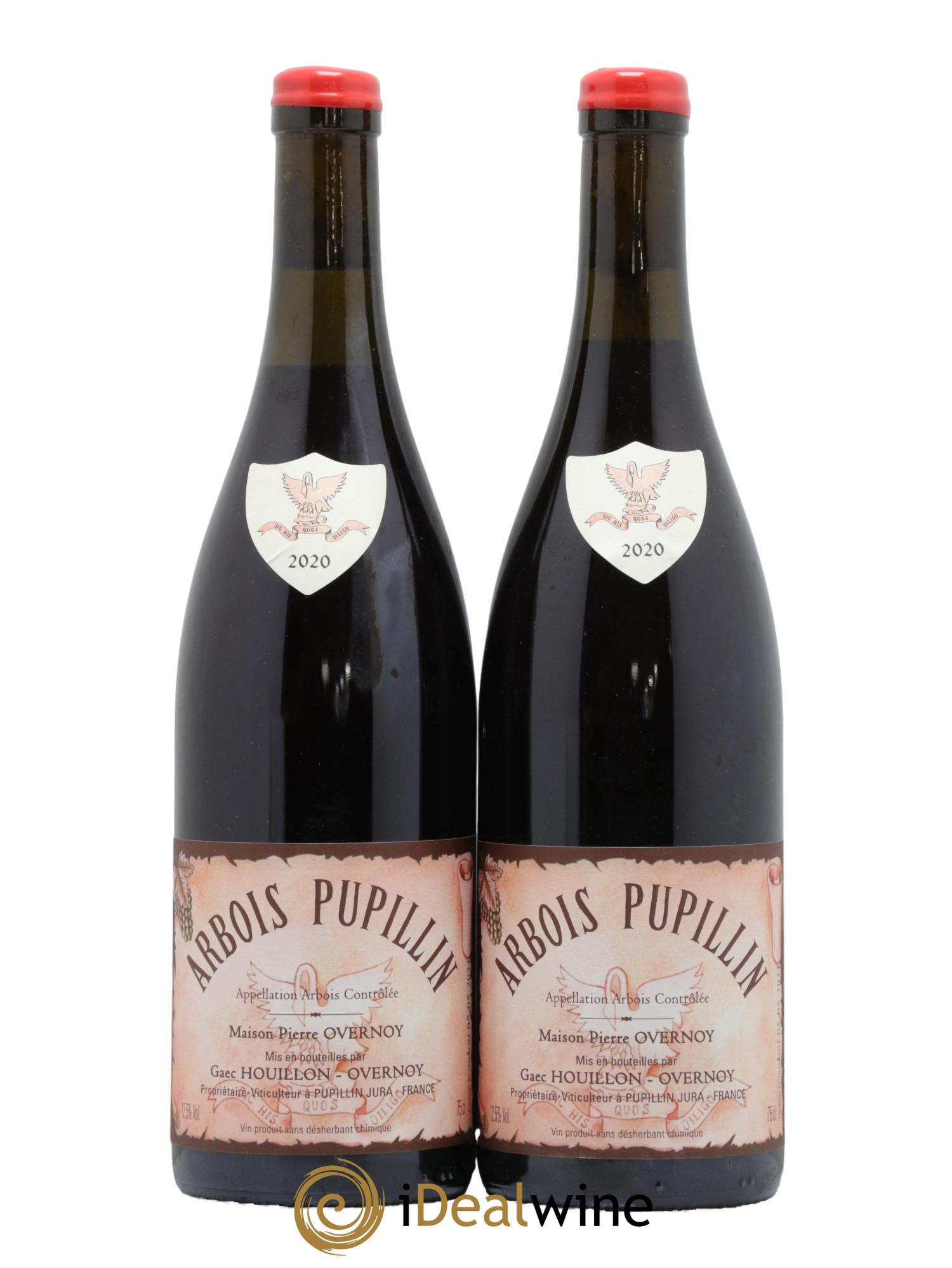 Arbois Pupillin Poulsard (cire rouge) Overnoy-Houillon (Domaine)  2020 - Posten von 2 Flaschen - 0