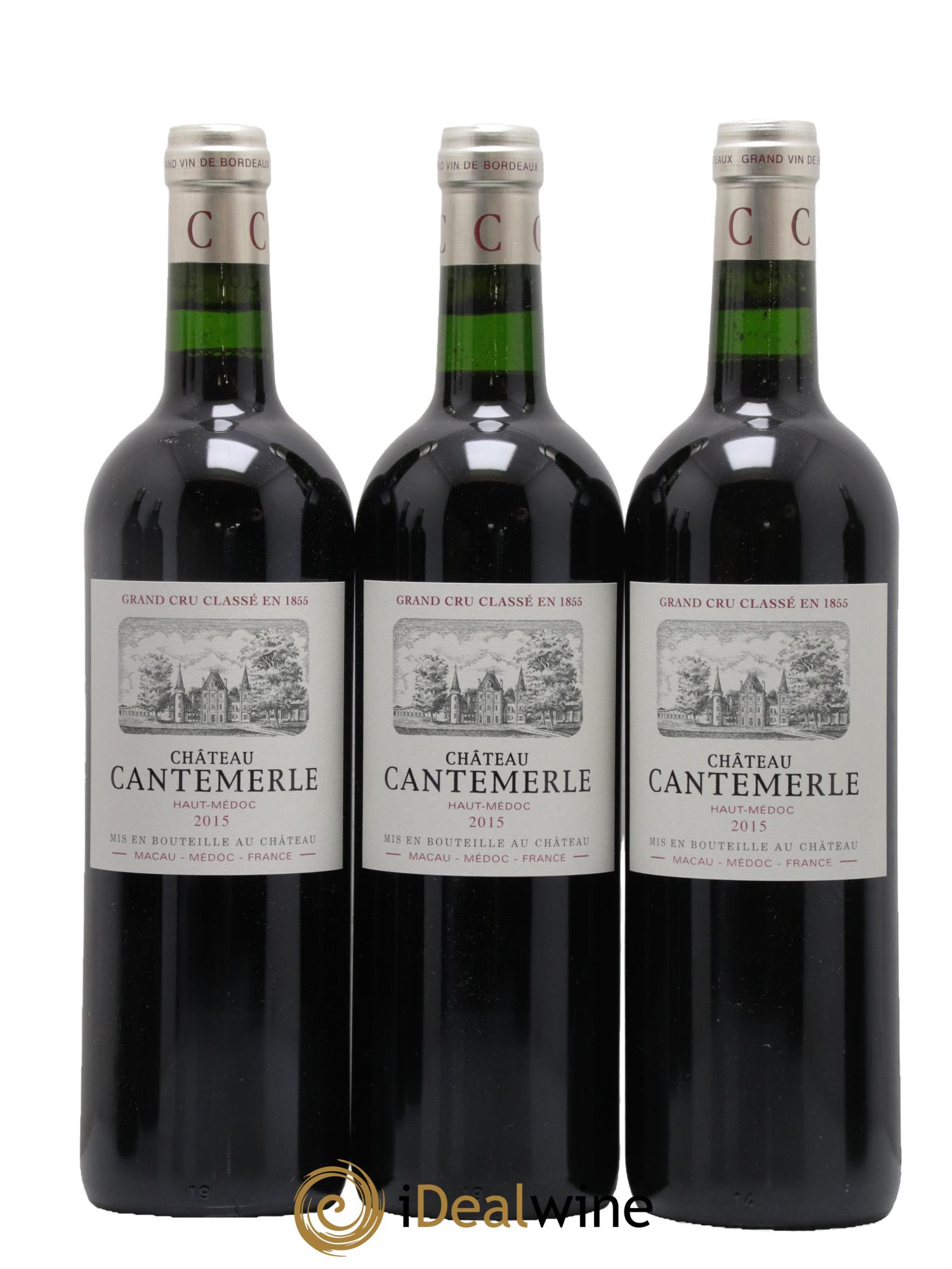 Château Cantemerle 5ème Grand Cru Classé 2015 - Lotto di 12 bottiglie - 3