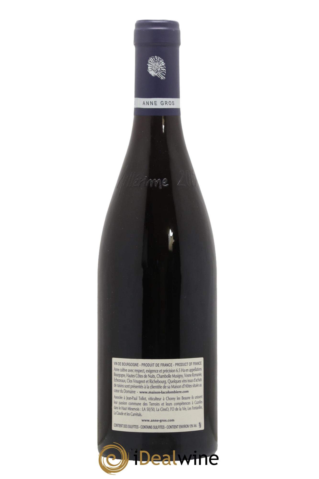 Richebourg Grand Cru Anne Gros 2015 - Lotto di 1 bottiglia - 1