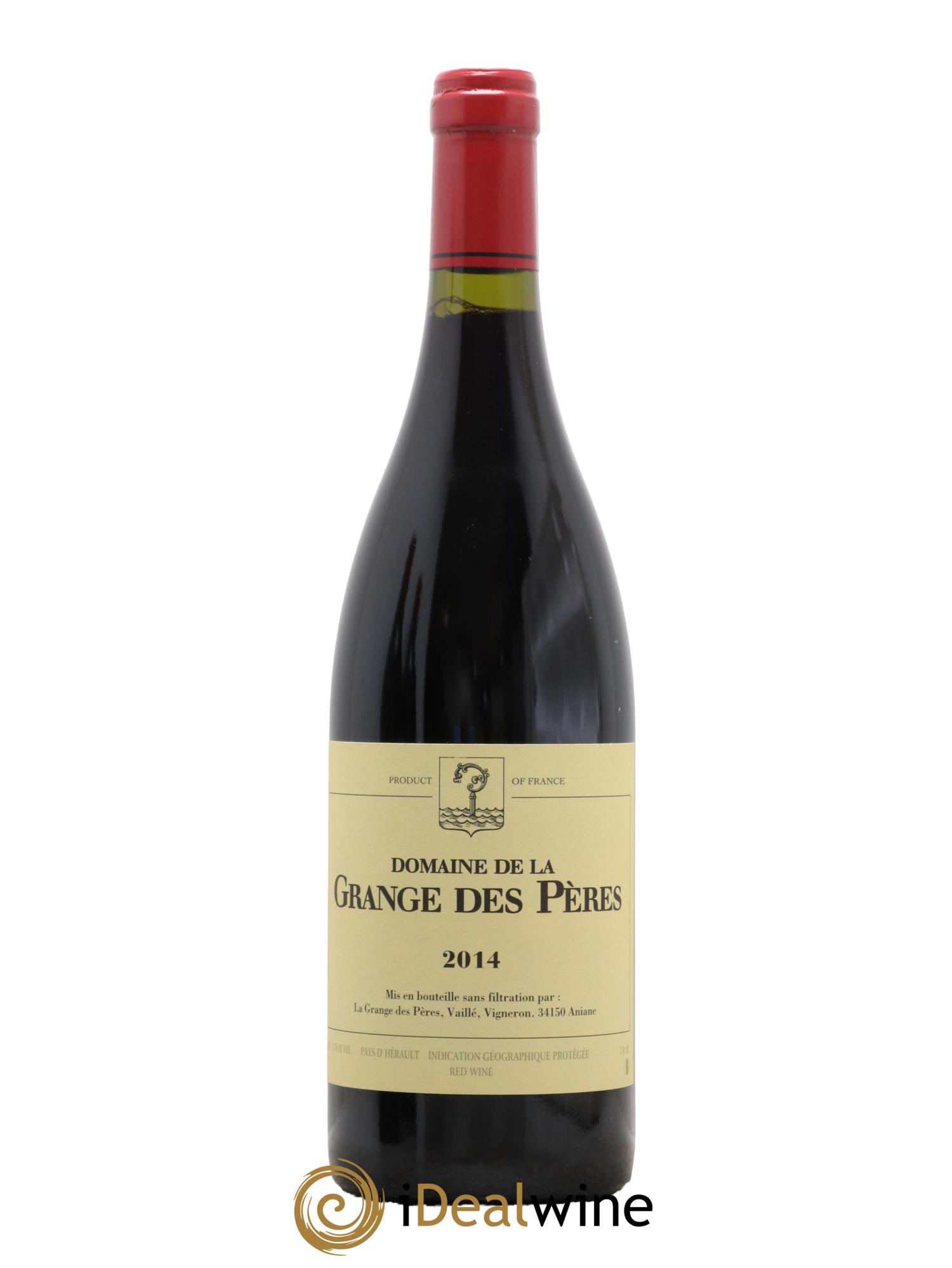 IGP Pays d'Hérault Grange des Pères Laurent Vaillé 2014 - Posten von 1 Flasche - 0