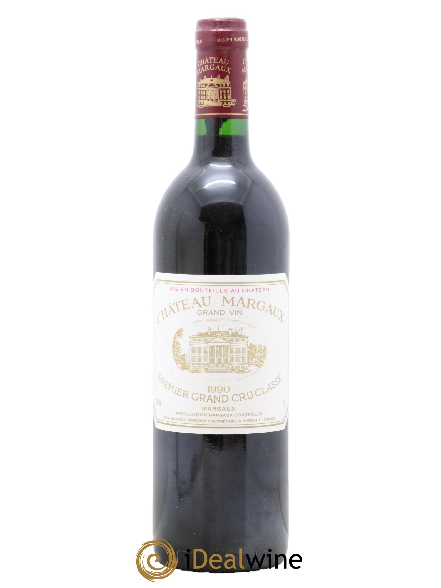 Château Margaux 1er Grand Cru Classé  1990 - Lotto di 1 bottiglia - 0