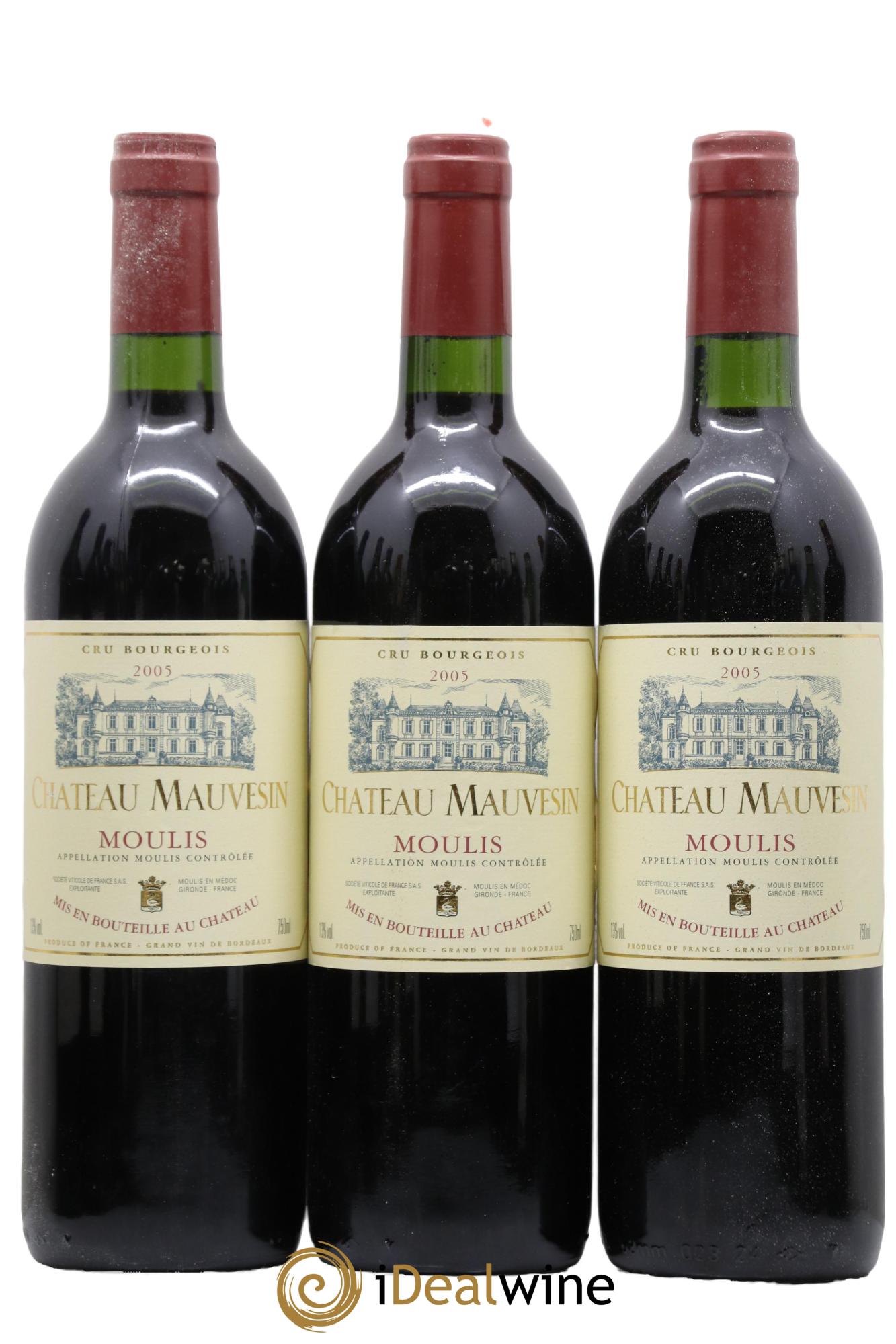 Moulis en Médoc Château Mauvesin 2005 - Lotto di 6 bottiglie - 2