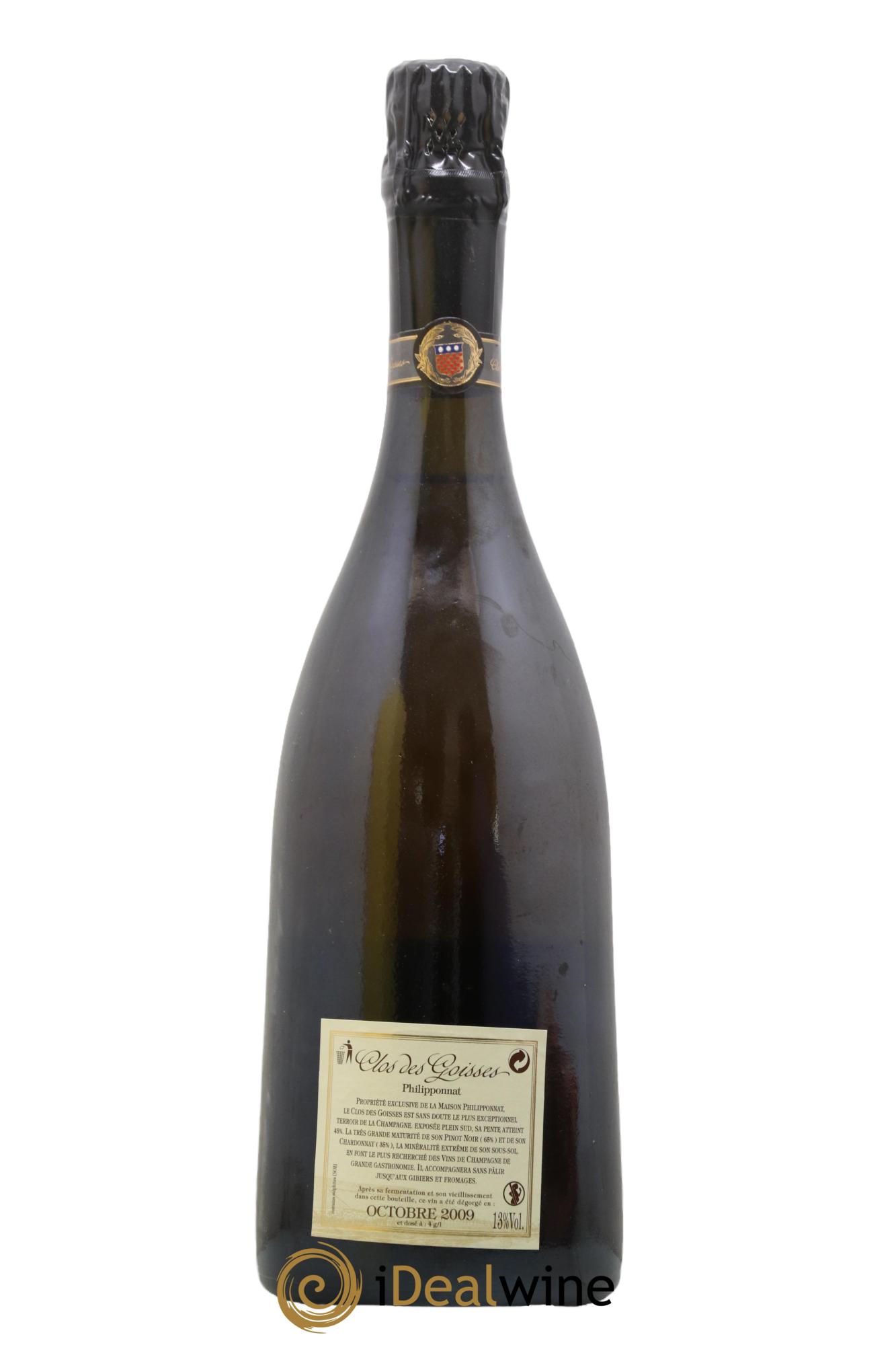 Clos des Goisses Philipponnat 2000 - Lotto di 1 bottiglia - 2