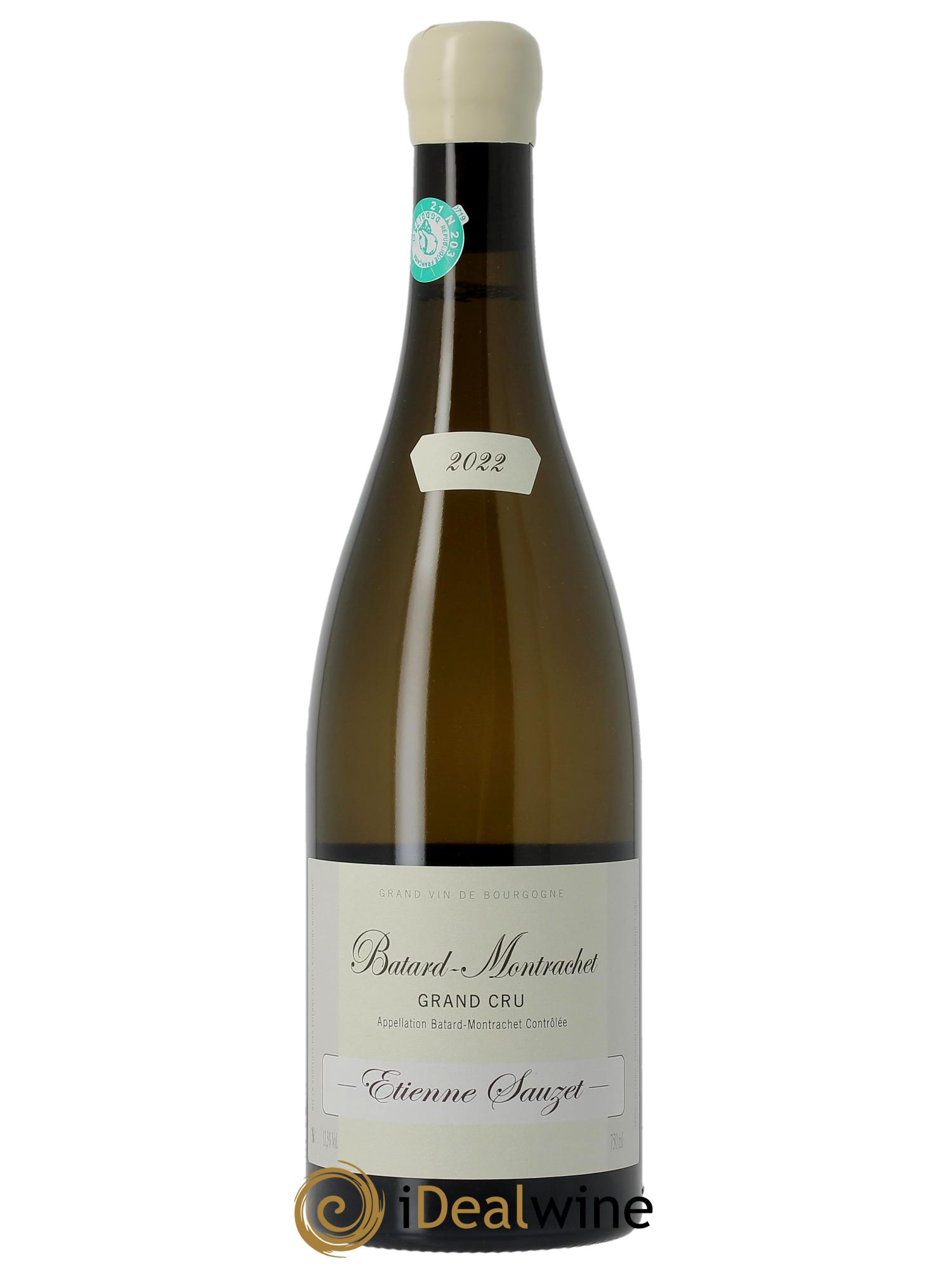 Bâtard-Montrachet Grand Cru Etienne Sauzet  2022 - Posten von 1 Flasche - 1