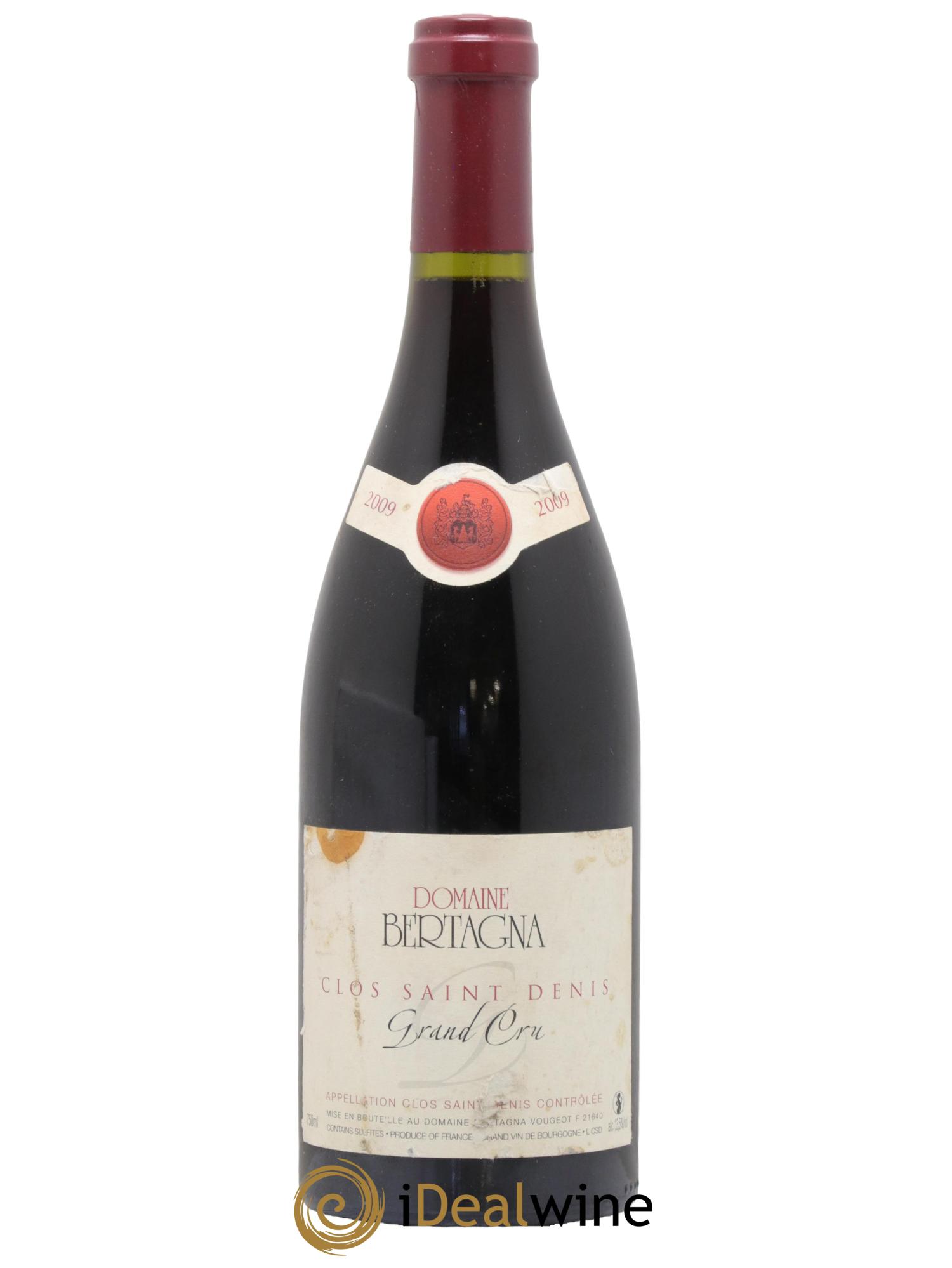 Clos Saint-Denis Grand Cru Bertagna 2009 - Lot of 1 bottle - 0