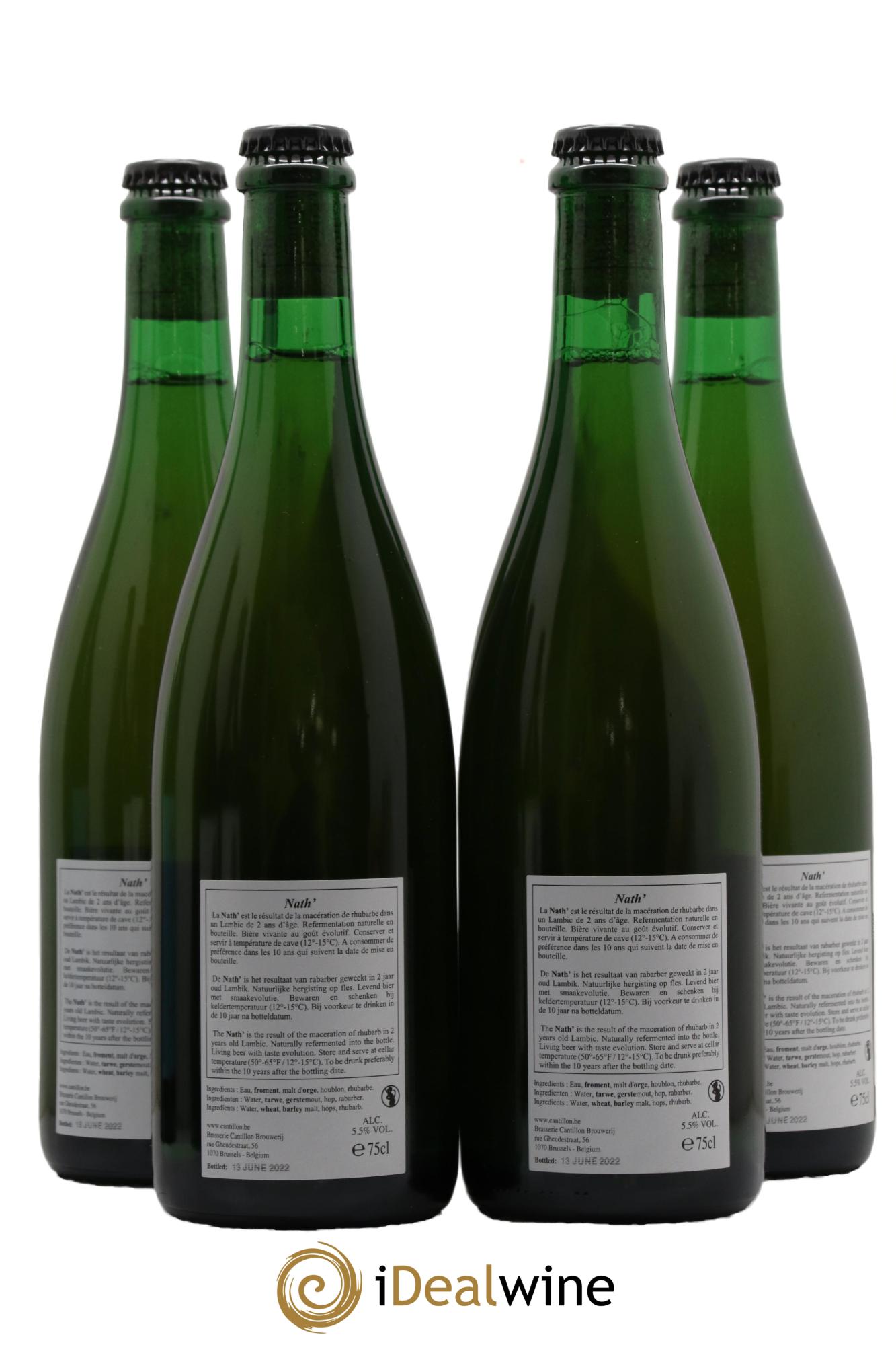 Bière Cantillon Nath 2022 - Posten von 4 Flaschen - 1