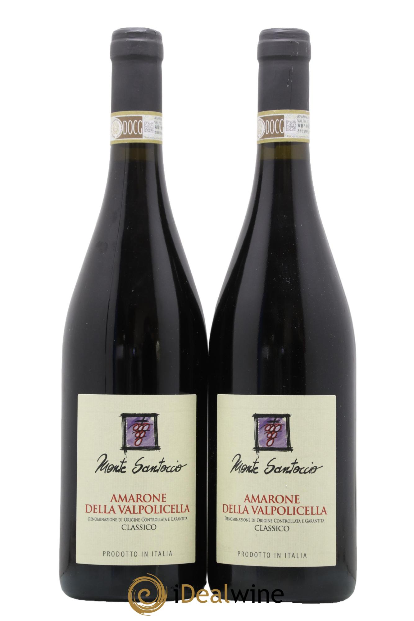 Amarone della Valpolicella DOC Classico Monte Santoccio 2013 - Lot de 2 bouteilles - 0