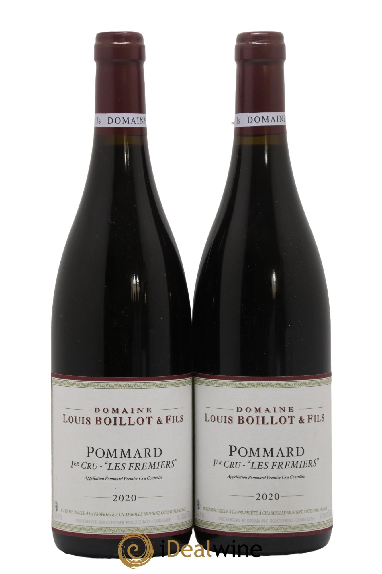 Pommard 1er Cru Les Fremiers Domaine Louis Boillot 2020 - Lot de 2 bouteilles - 0