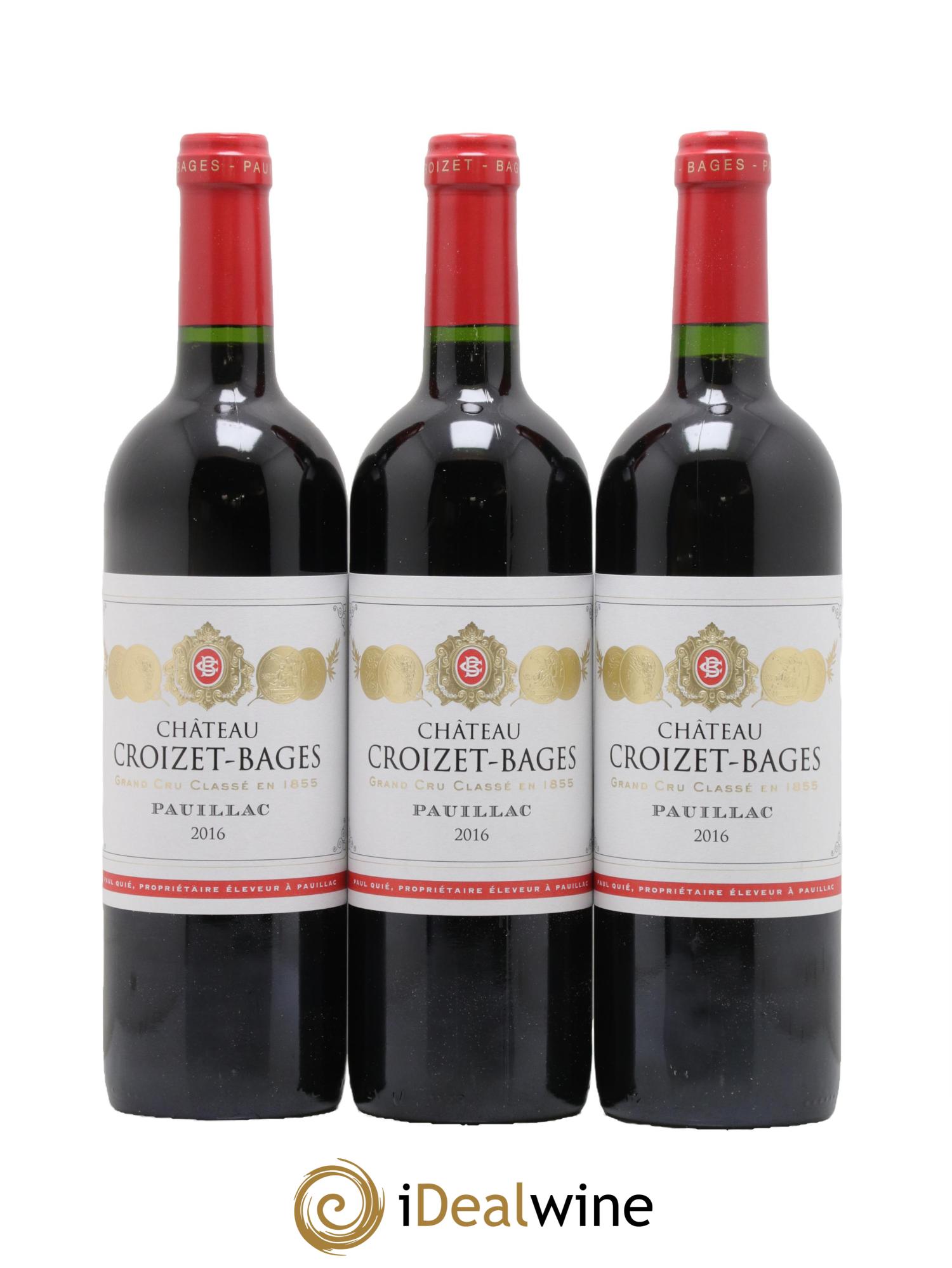 Château Croizet Bages 5ème Grand Cru Classé 2016 - Lot de 12 bouteilles - 4