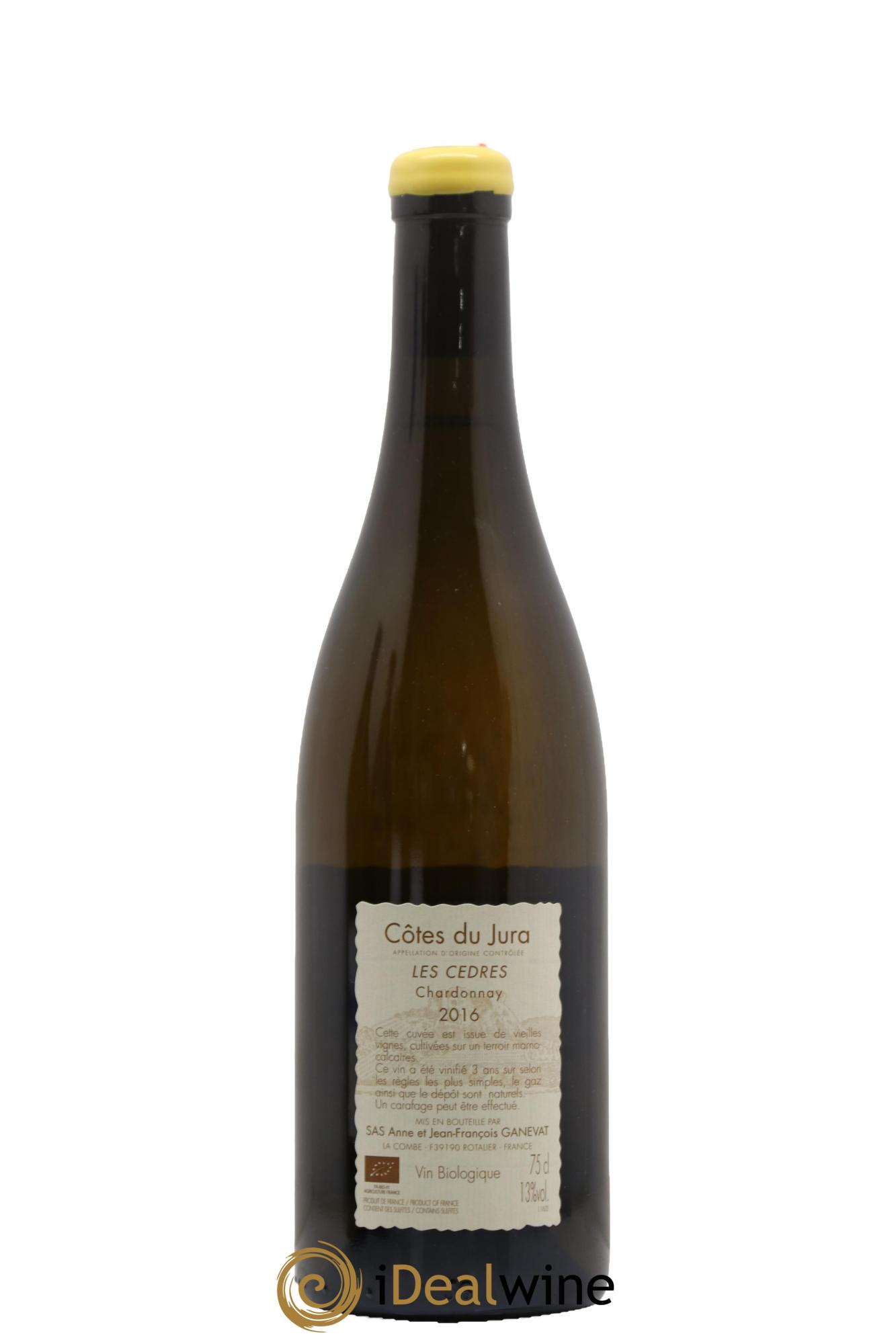 Vin de France (anciennement Côtes du Jura) Les Cèdres Anne et Jean François Ganevat 2016 - Posten von 1 Flasche - 1