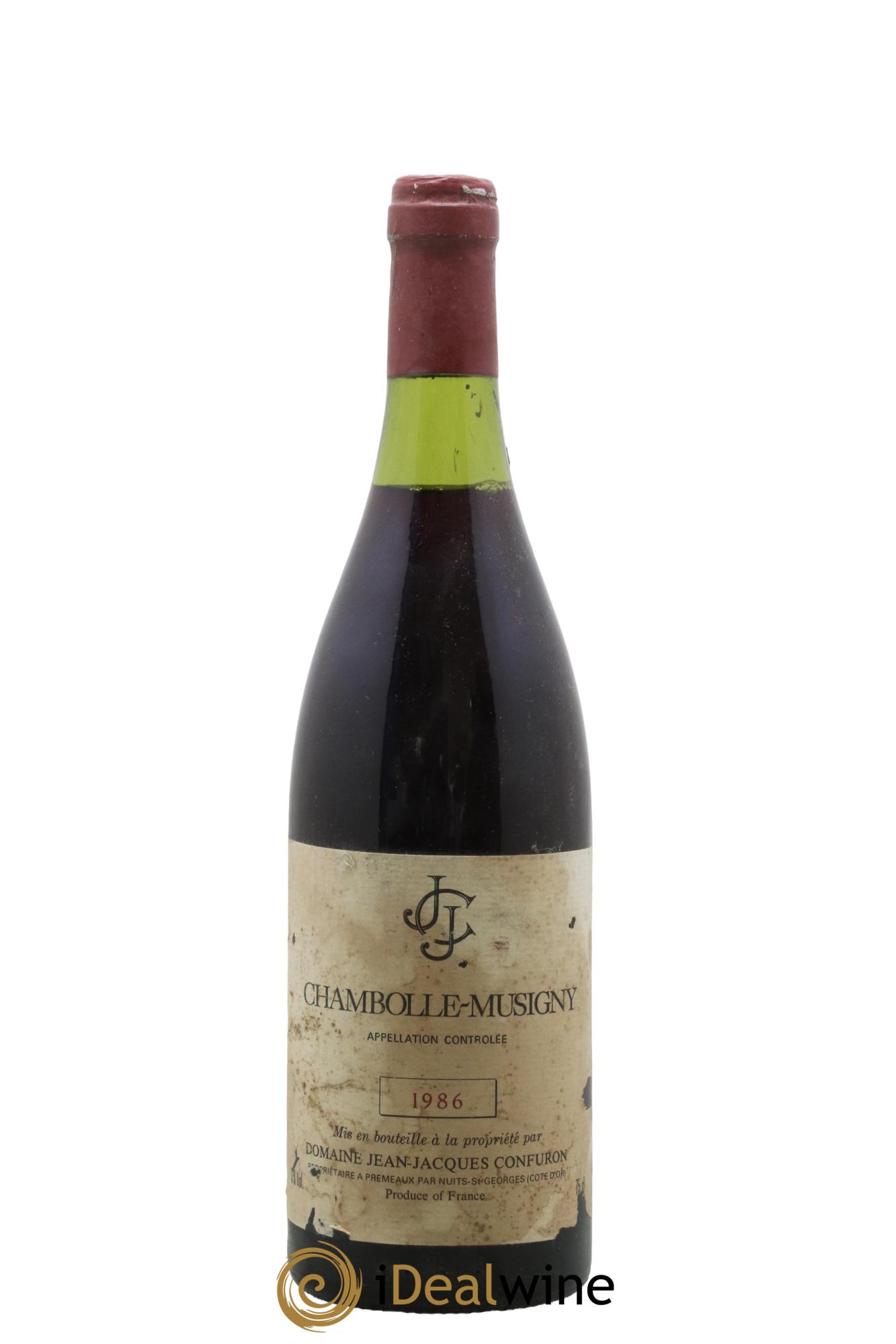 Chambolle-Musigny Jean-Jacques Confuron 1986 - Posten von 1 Flasche - 0