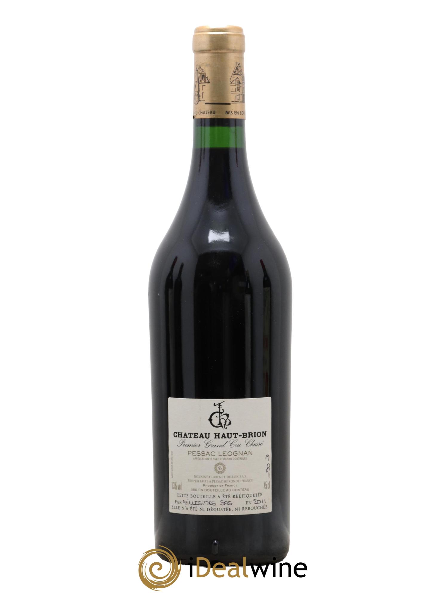 Château Haut Brion 1er Grand Cru Classé 1990 - Lot de 1 bouteille - 1