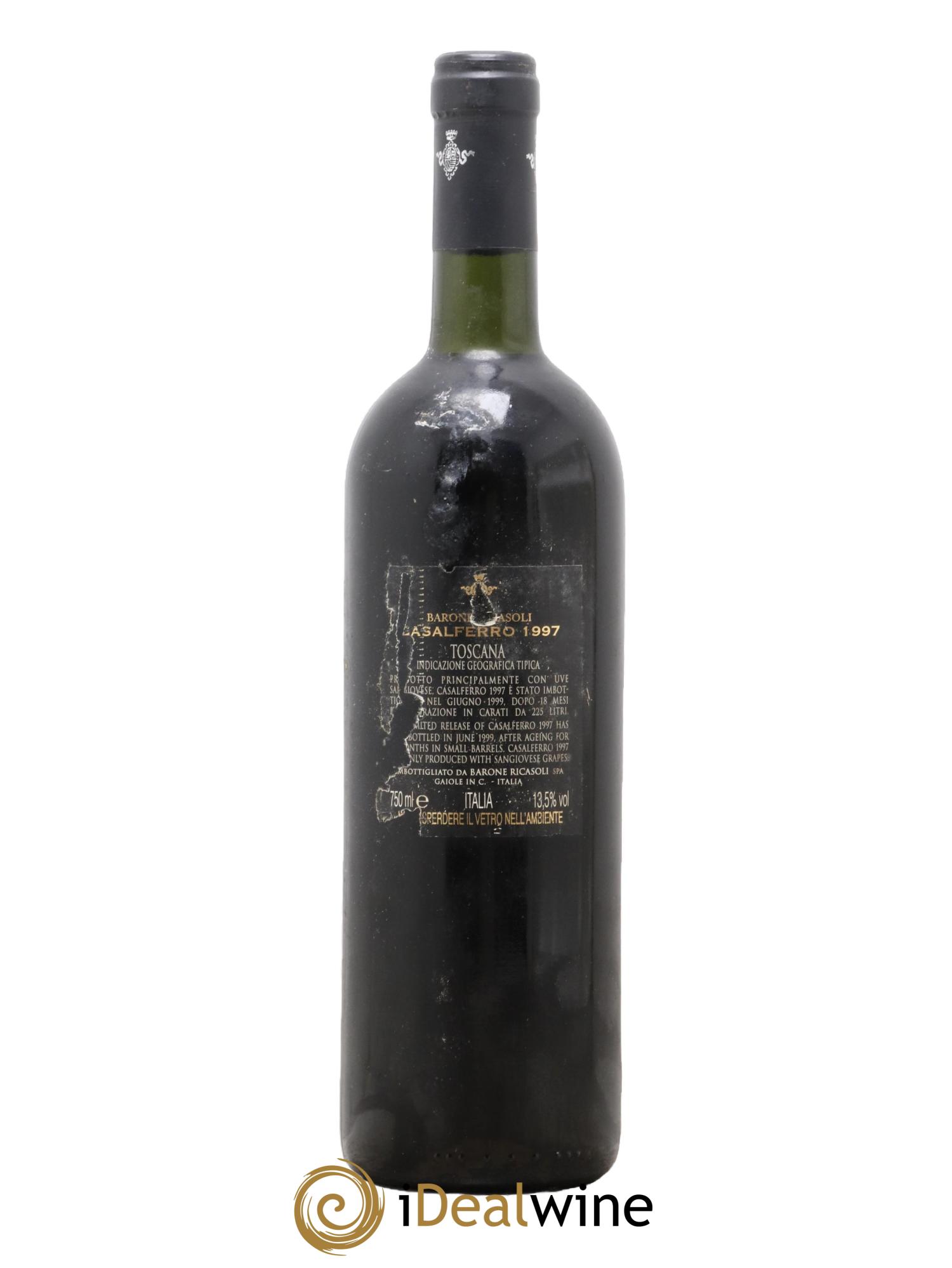 Italie Toscana Ricasoli Casalferro 1997 - Lotto di 1 bottiglia - 1