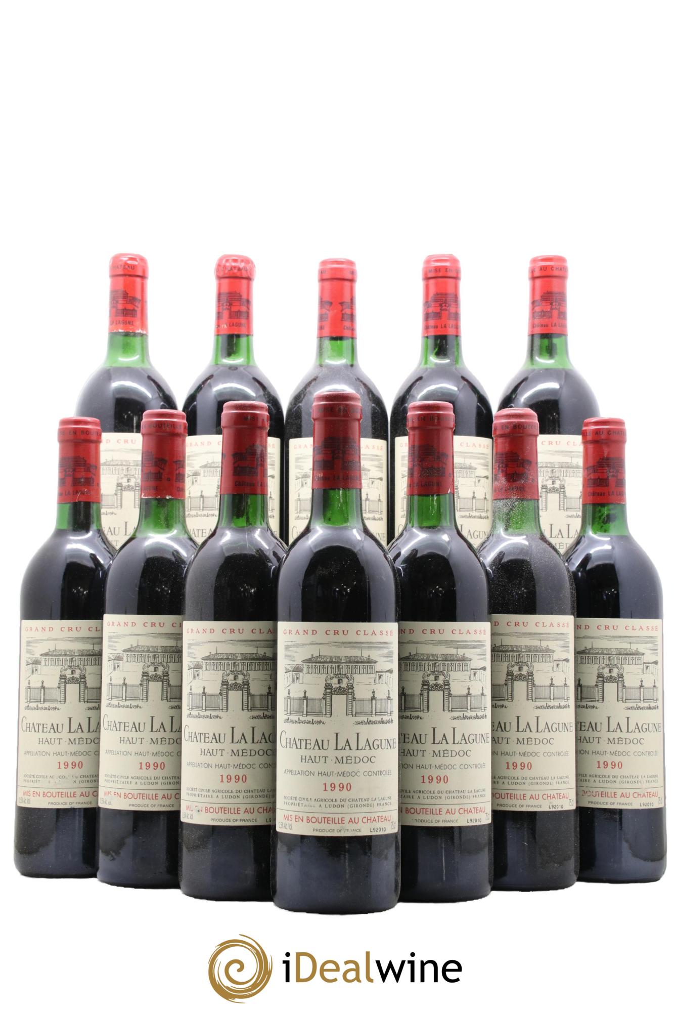 Château la Lagune 3ème Grand Cru Classé 1990 - Posten von 12 Flaschen - 0