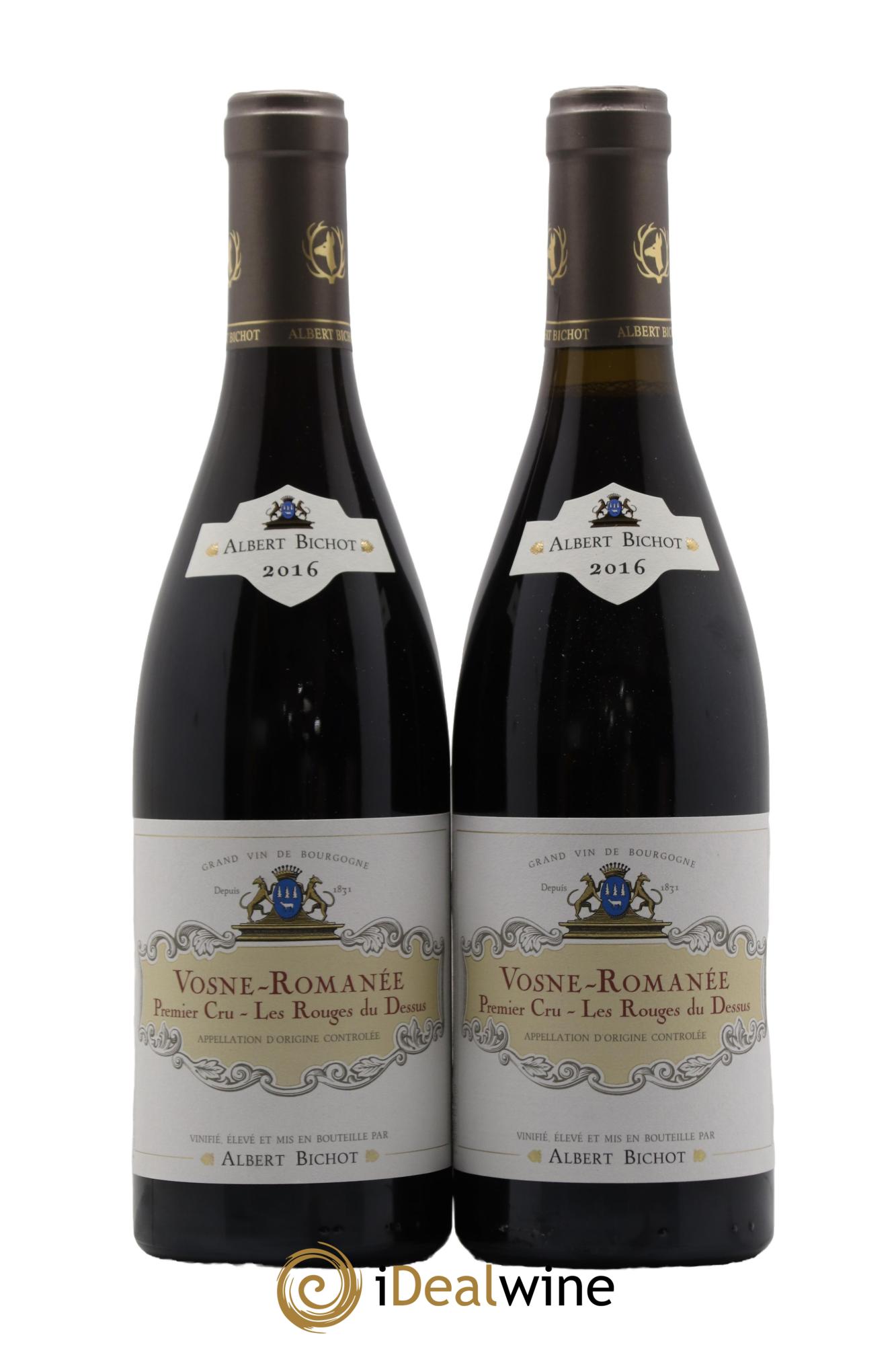 Vosne-Romanée 1er Cru Les Rouges du Dessus Albert Bichot 2016 - Lotto di 2 bottiglie - 0