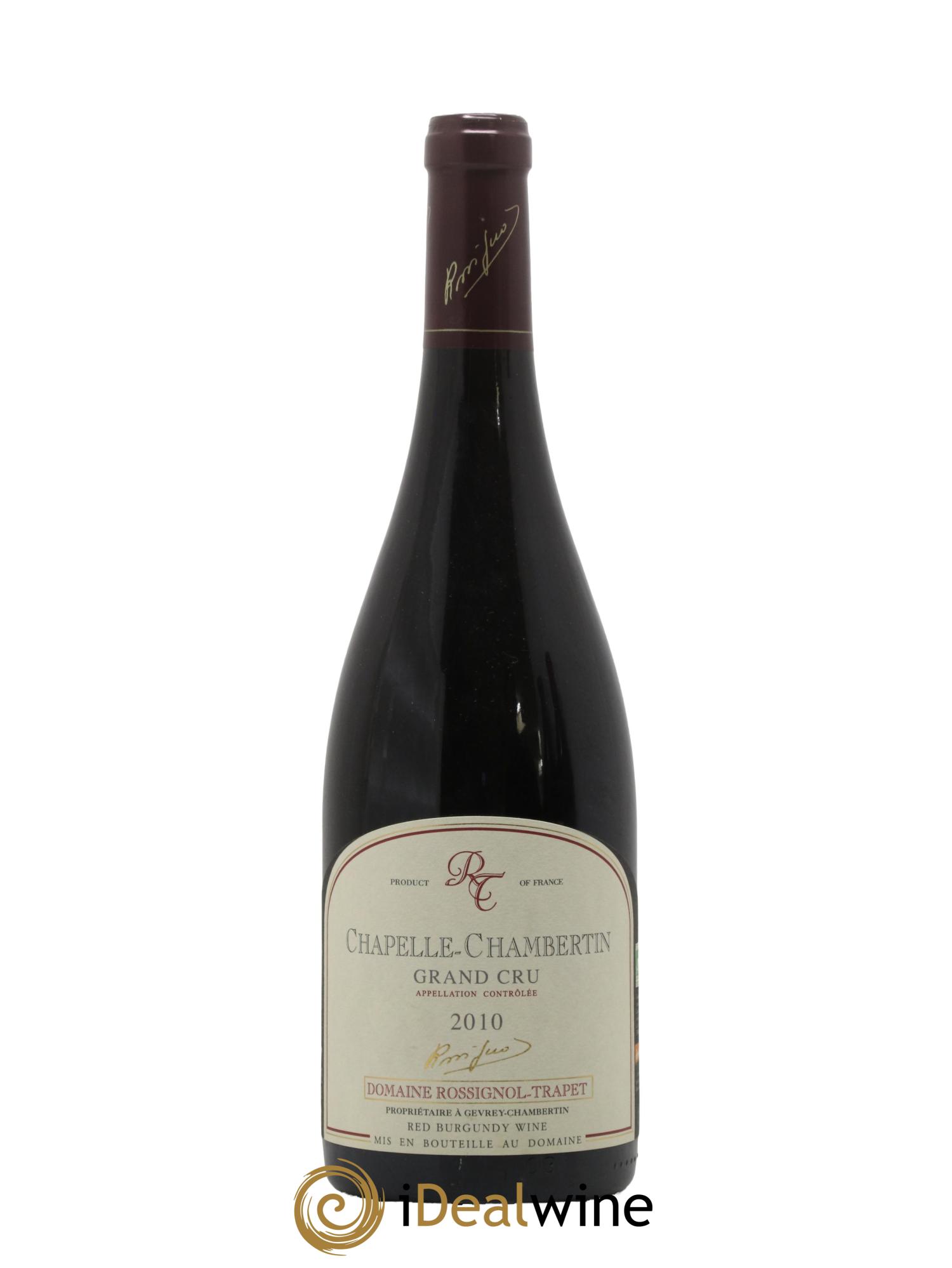 Chapelle-Chambertin Grand Cru Rossignol-Trapet (Domaine) 2010 - Lot de 1 bouteille - 0