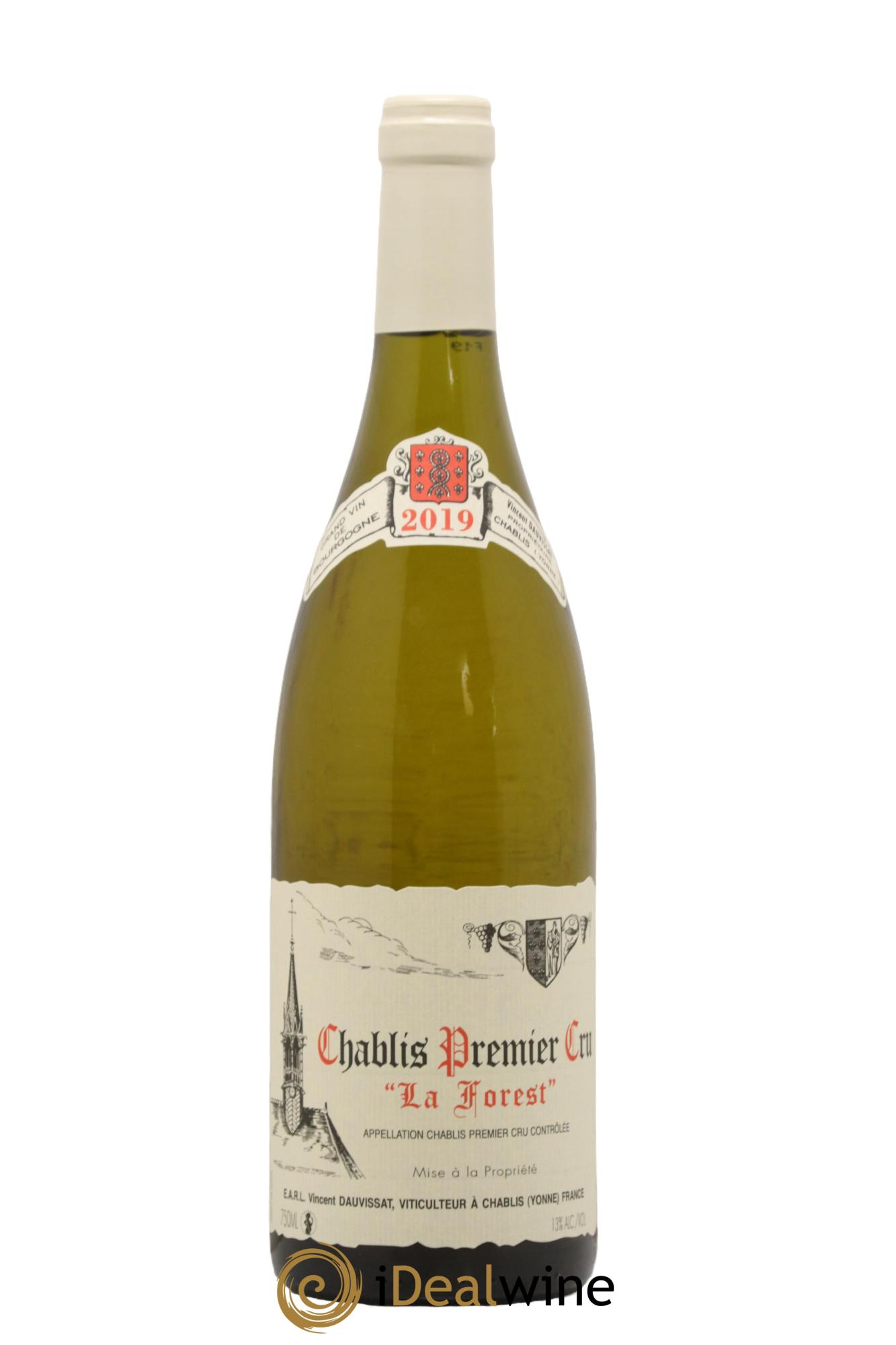 Chablis 1er Cru La Forest Vincent Dauvissat (Domaine) 2019 - Lot of 1 bottle - 0