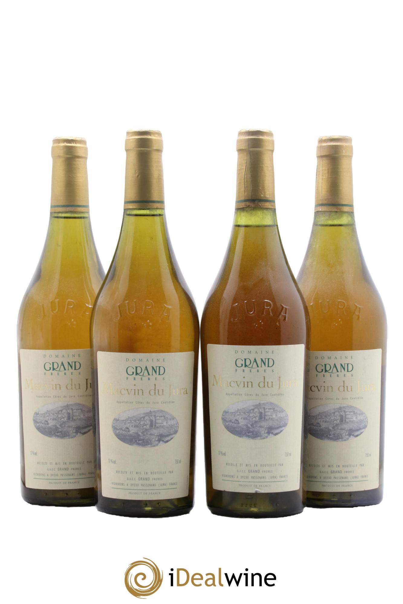 Côtes du Jura Macvin Domaine Grand Frères - Lot of 4 bottles - 0