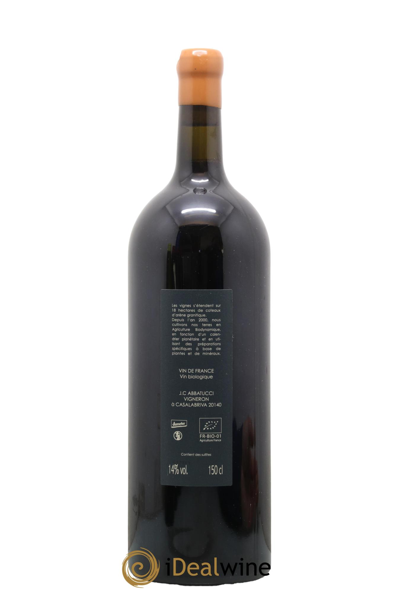 Vin de Corse Ministre Impérial  Comte Abbatucci (Domaine) 2017 - Lotto di 1 magnum - 1