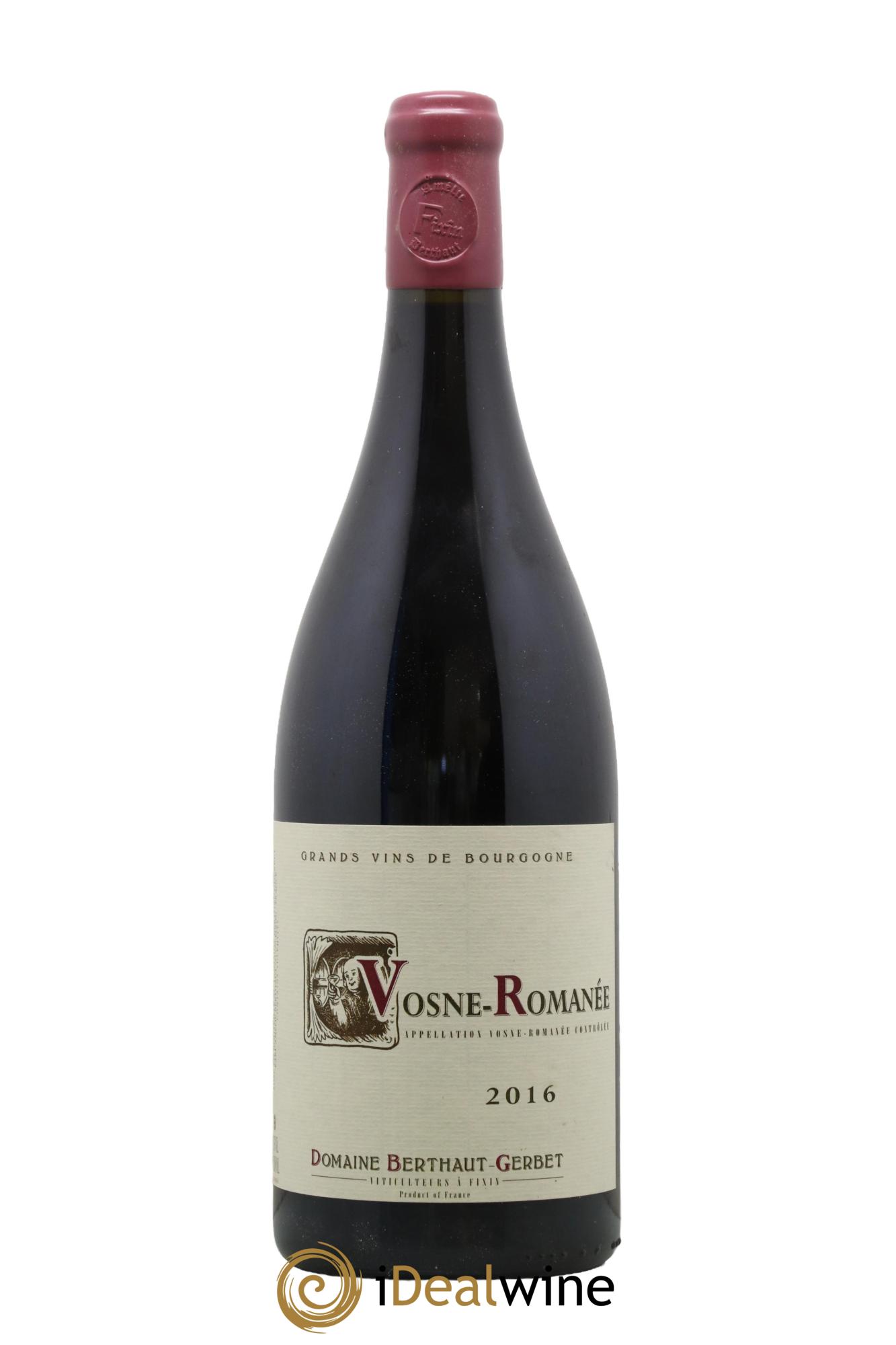 Vosne-Romanée Berthaut Gerbet (Domaine) 2016 - Lotto di 1 magnum - 0