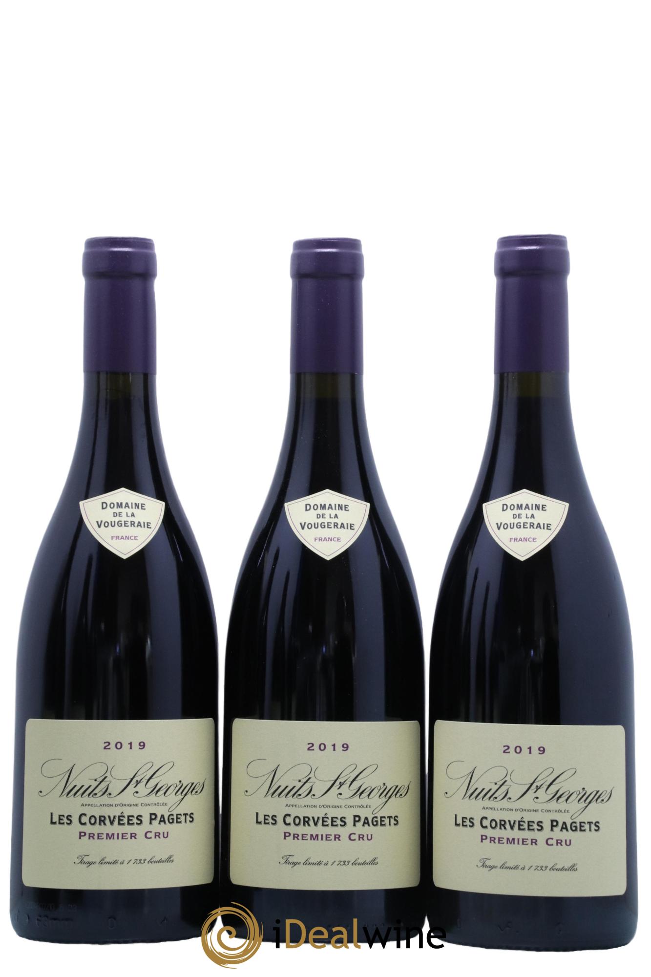 Nuits Saint-Georges 1er Cru Les Corvées Pagets La Vougeraie 2019 - Lot de 6 bouteilles - 2