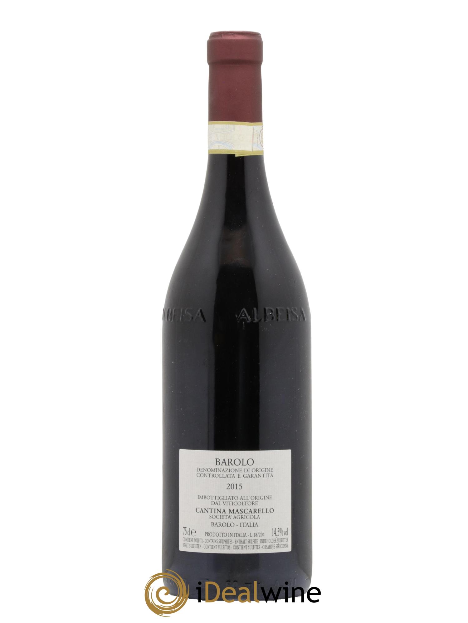 Barolo DOCG Bartolo Mascarello 2015 - Lot of 1 bottle - 1